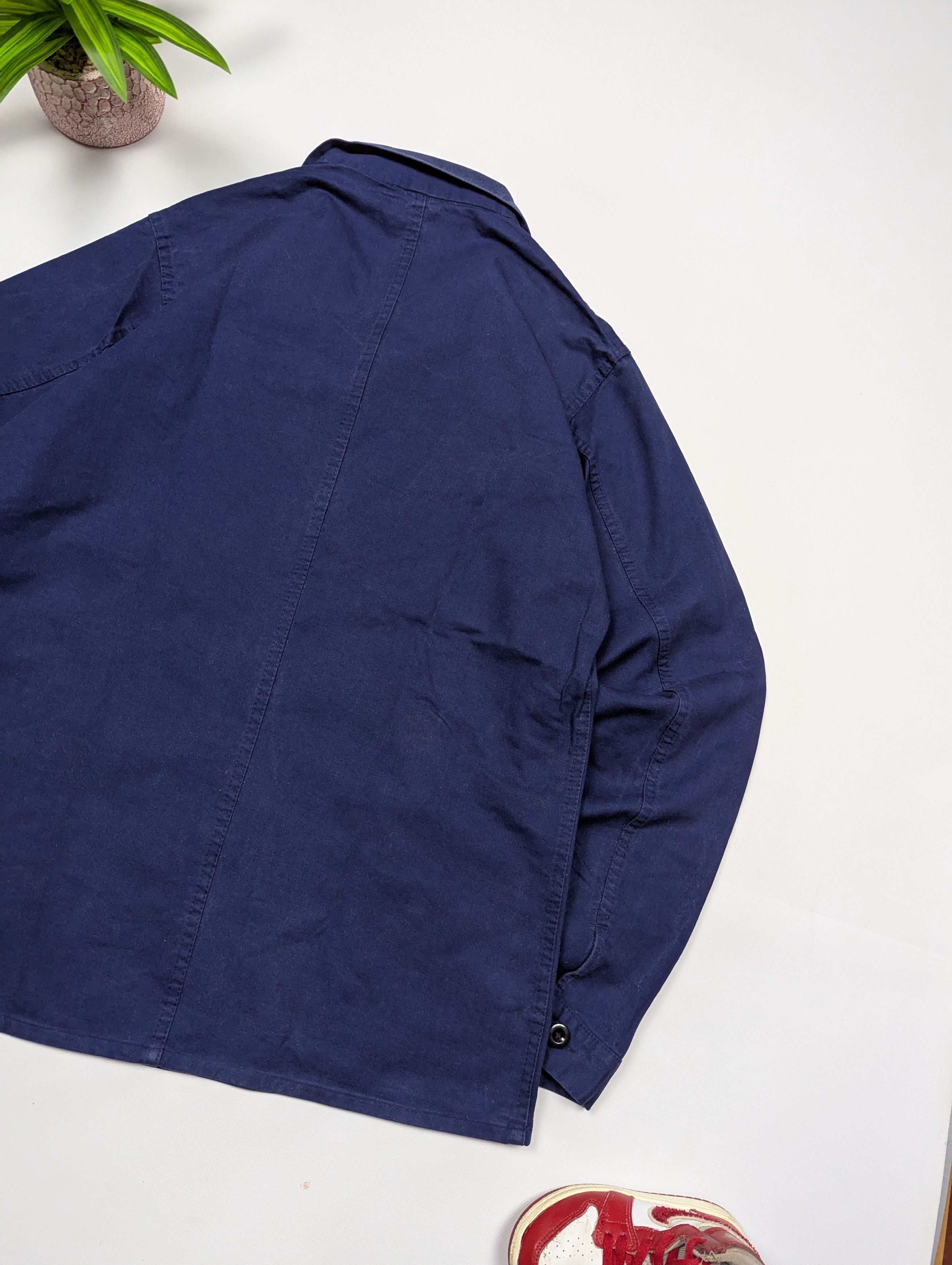 Vintage Vintage Marsum French Work Jacket M Navy Heavy Cotton Size US M / EU 48-50 / 2 - 8 Thumbnail
