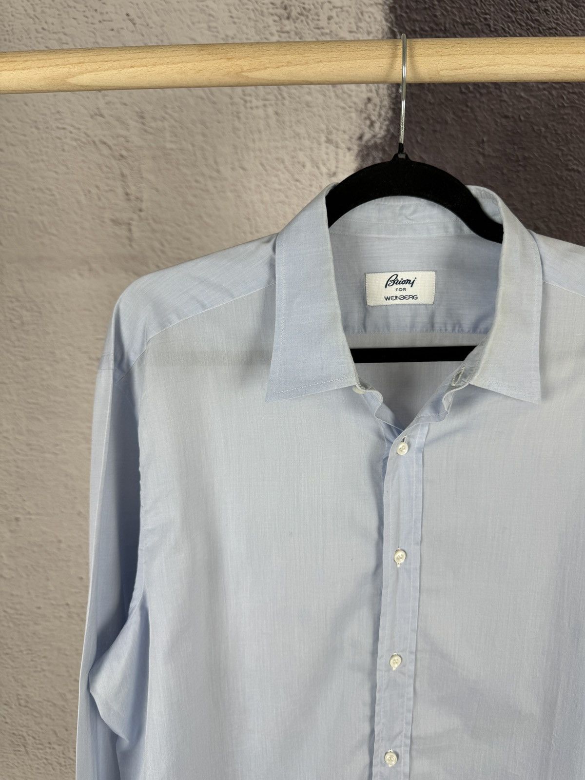 Brioni Brioni for Weinberg vintage 100% soft cotton cufflinks shirt Size US XL / EU 56 / 4 - 3 Thumbnail