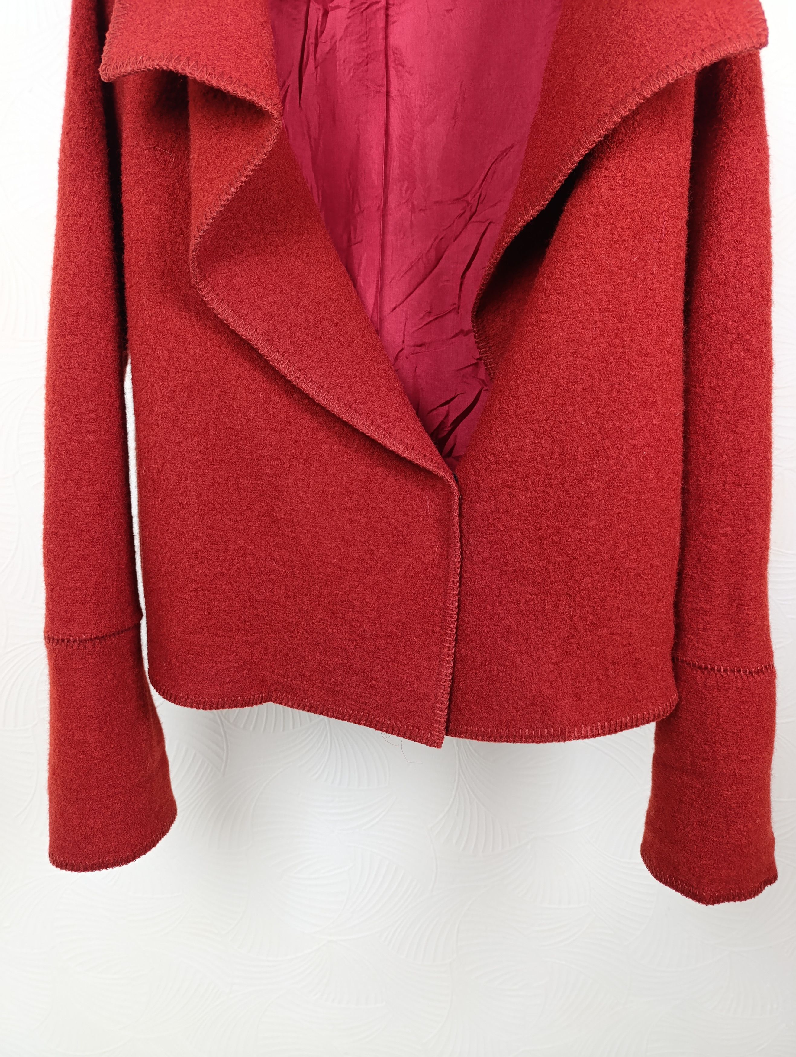 Annette Gortz ANNETTE GORTZ AVANT-GARDE WOOL JACKET Size M / US 6-8 / IT 42-44 - 3 Thumbnail