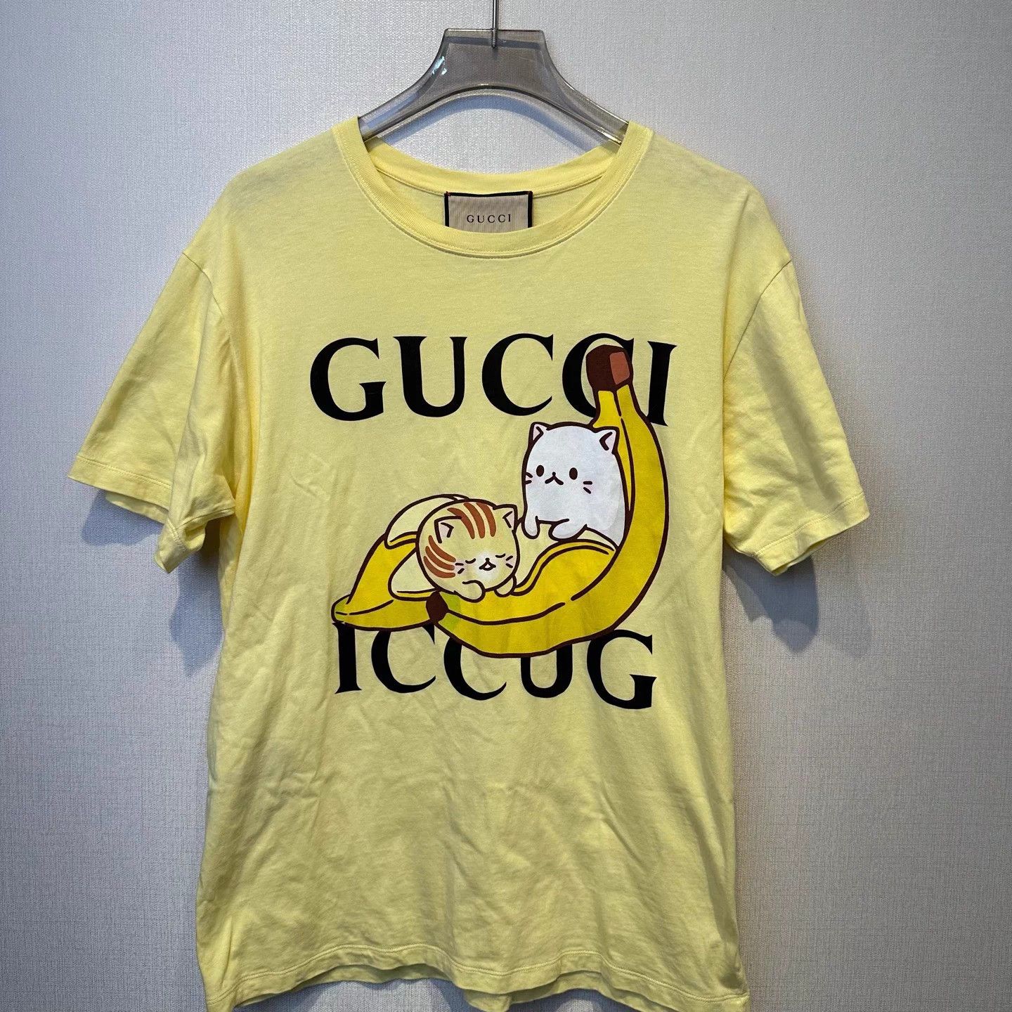 Gucci Gucci Banana Cat Yellow Short Sleeve Tee XS 99 New Size US XS / EU 42 / 0 - 1 Thumbnail