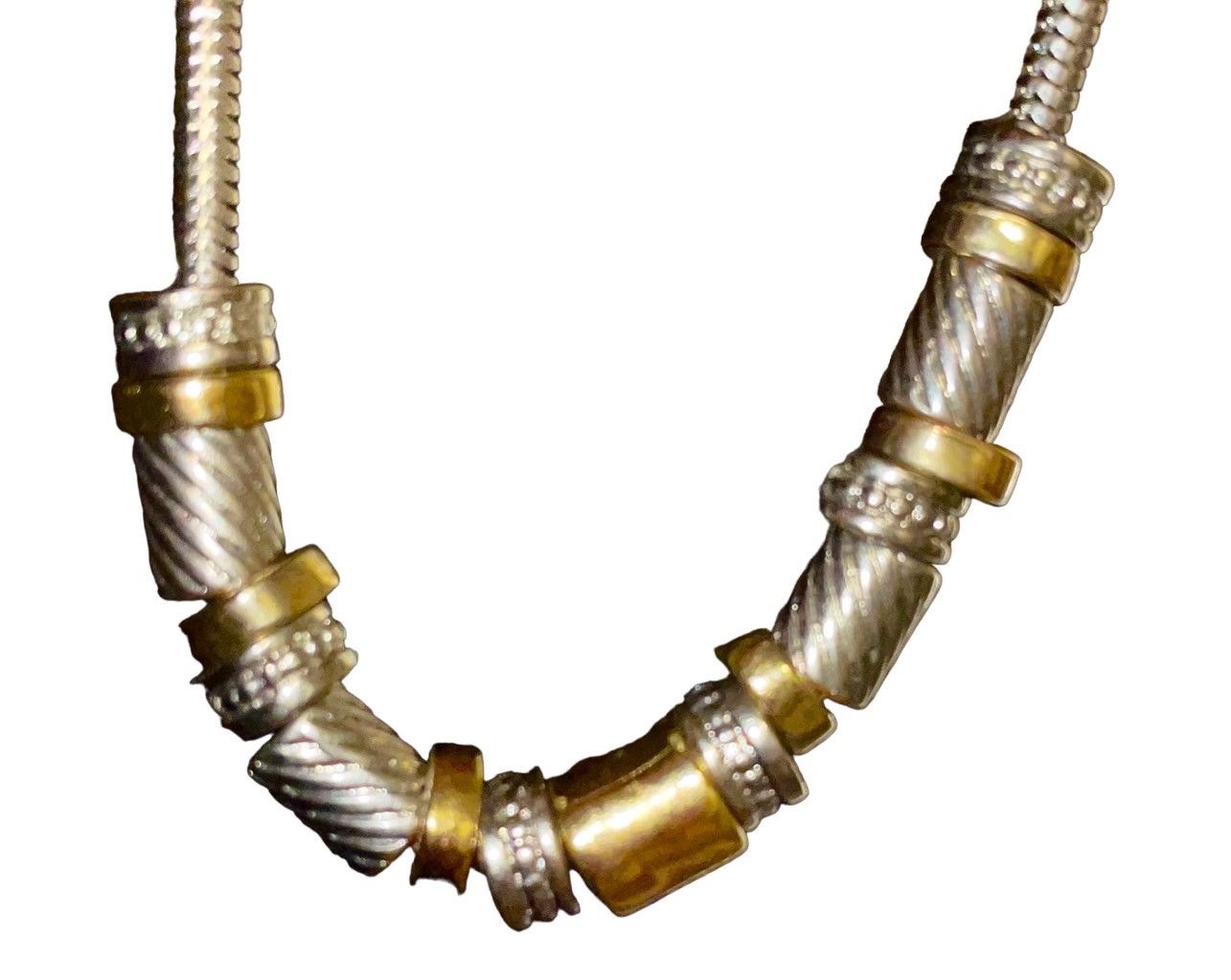Vintage Estate Vintage Barrel Slide Necklace Size ONE SIZE - 9 Thumbnail