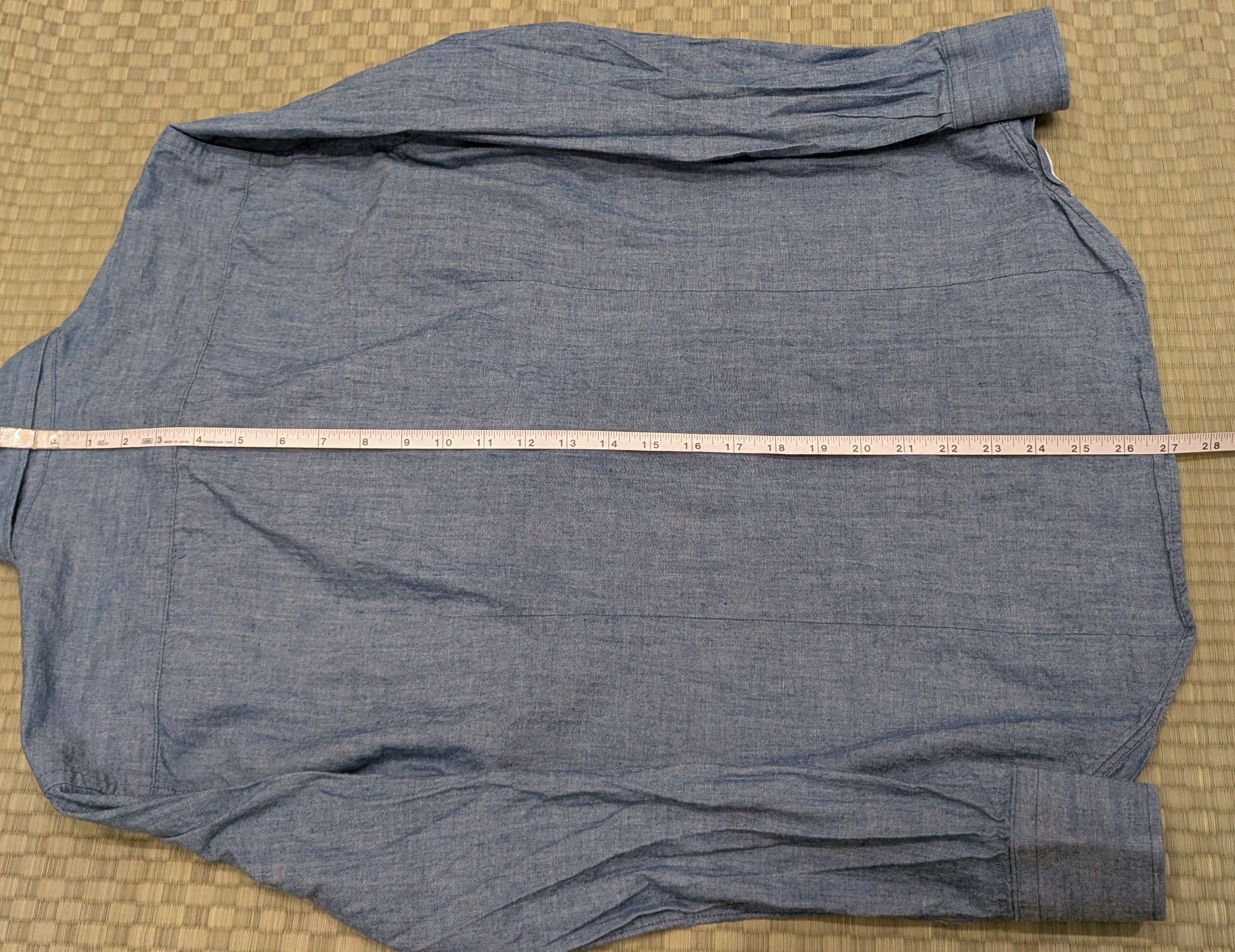 Naked & Famous Naked & Famous Japanese Denim Button Up Shirt Made in Canada Size US M / EU 48-50 / 2 - 6 Thumbnail