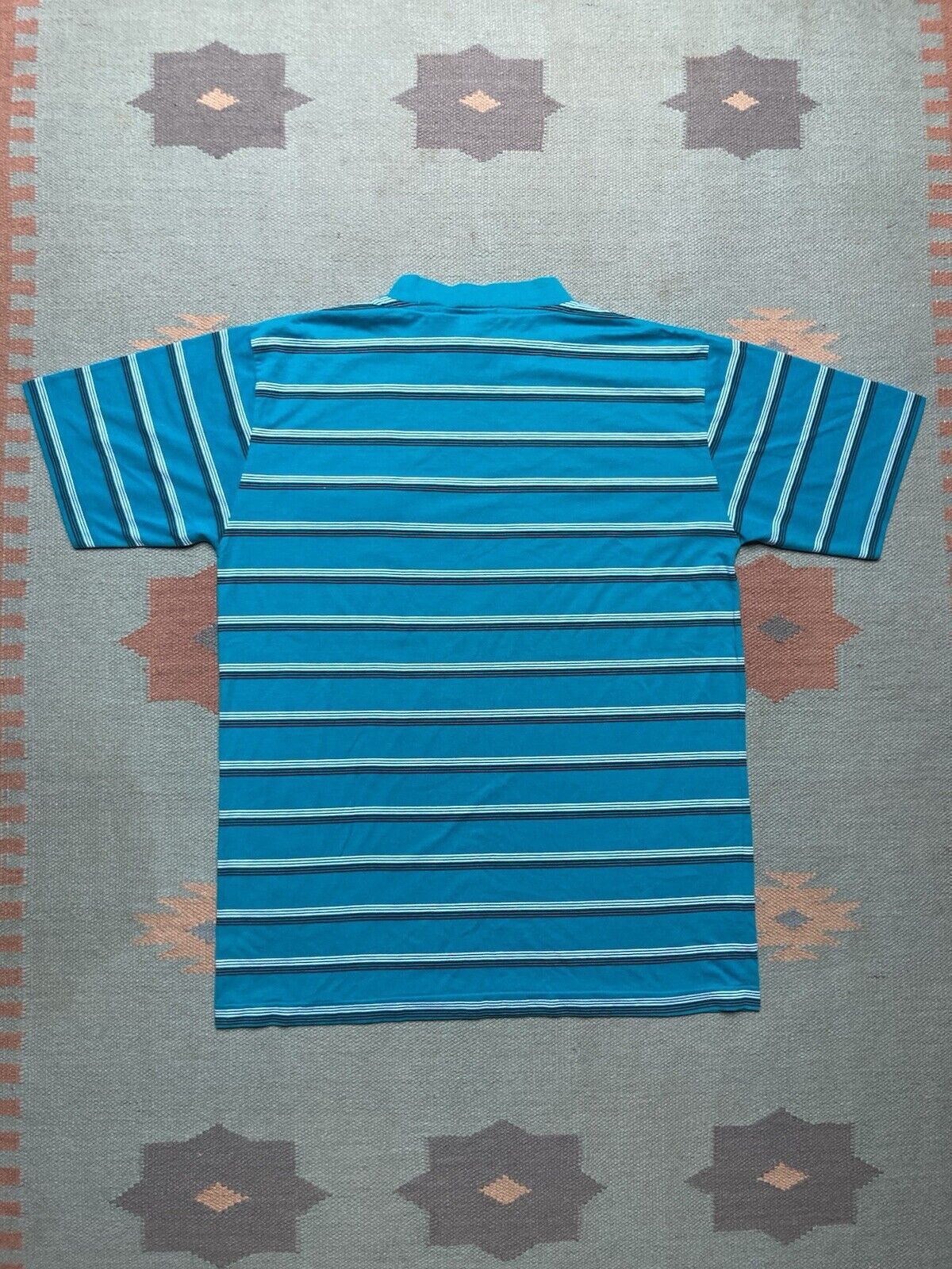Vintage VTG 80s striped pocket t shirt soft single stitch large Size US L / EU 52-54 / 3 - 7 Thumbnail