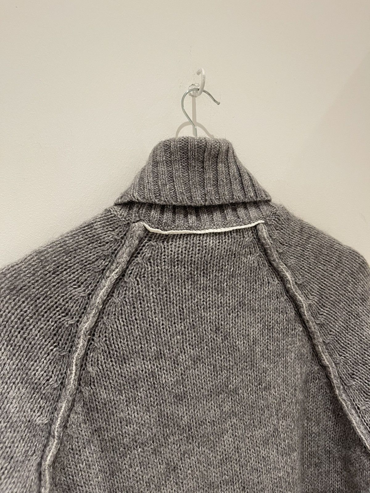 Neil Barrett Neil Barrett Fall 2003 Grey Alpaca Turtleneck Knitsweater Size US M / EU 48-50 / 2 - 20 Thumbnail