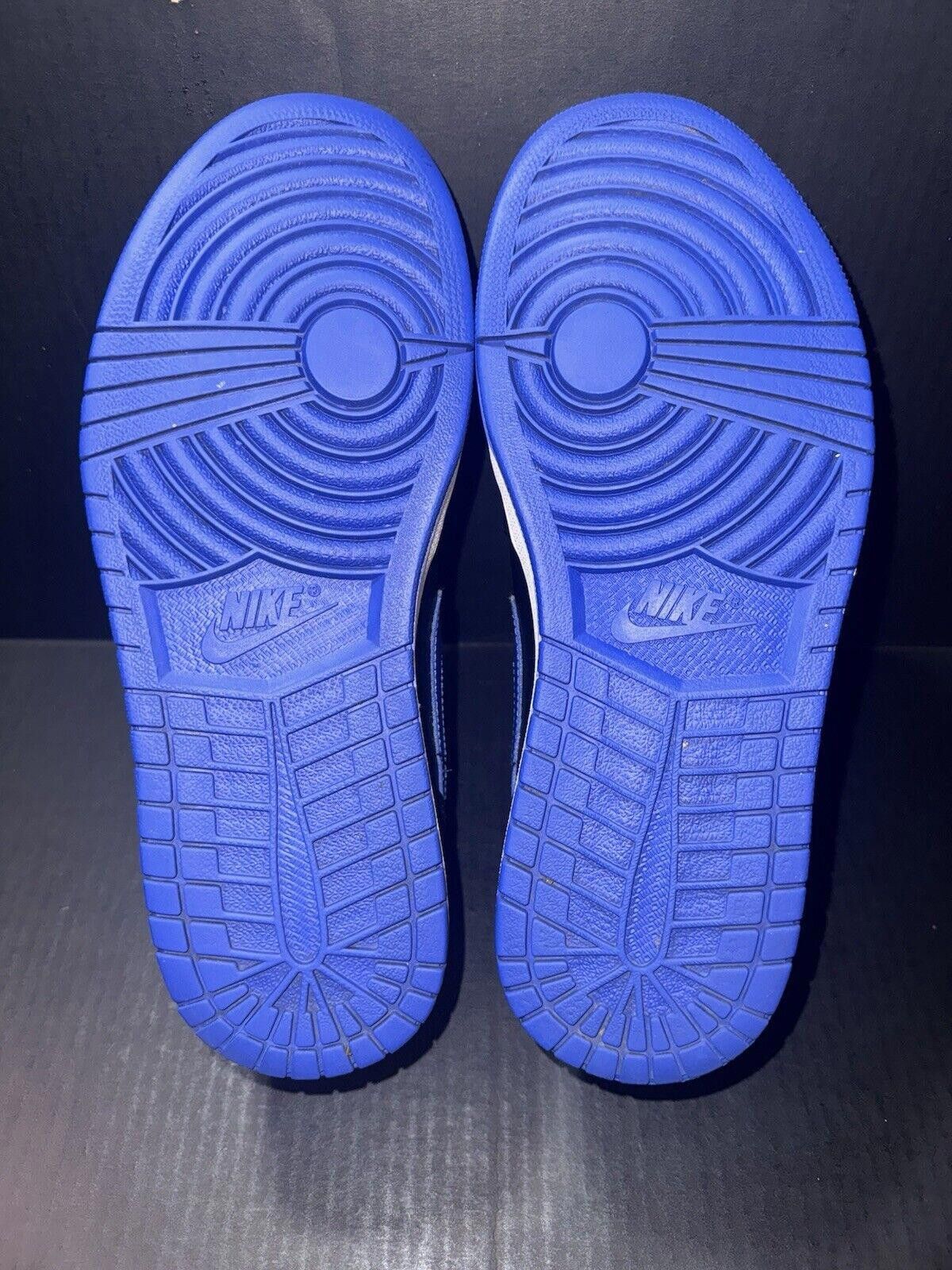 Jordan Brand Nike Air Jordan 1 Mid Black Hyper Royal - 554724-068 - Sz 9 Size US 9 / EU 42 - 7 Thumbnail