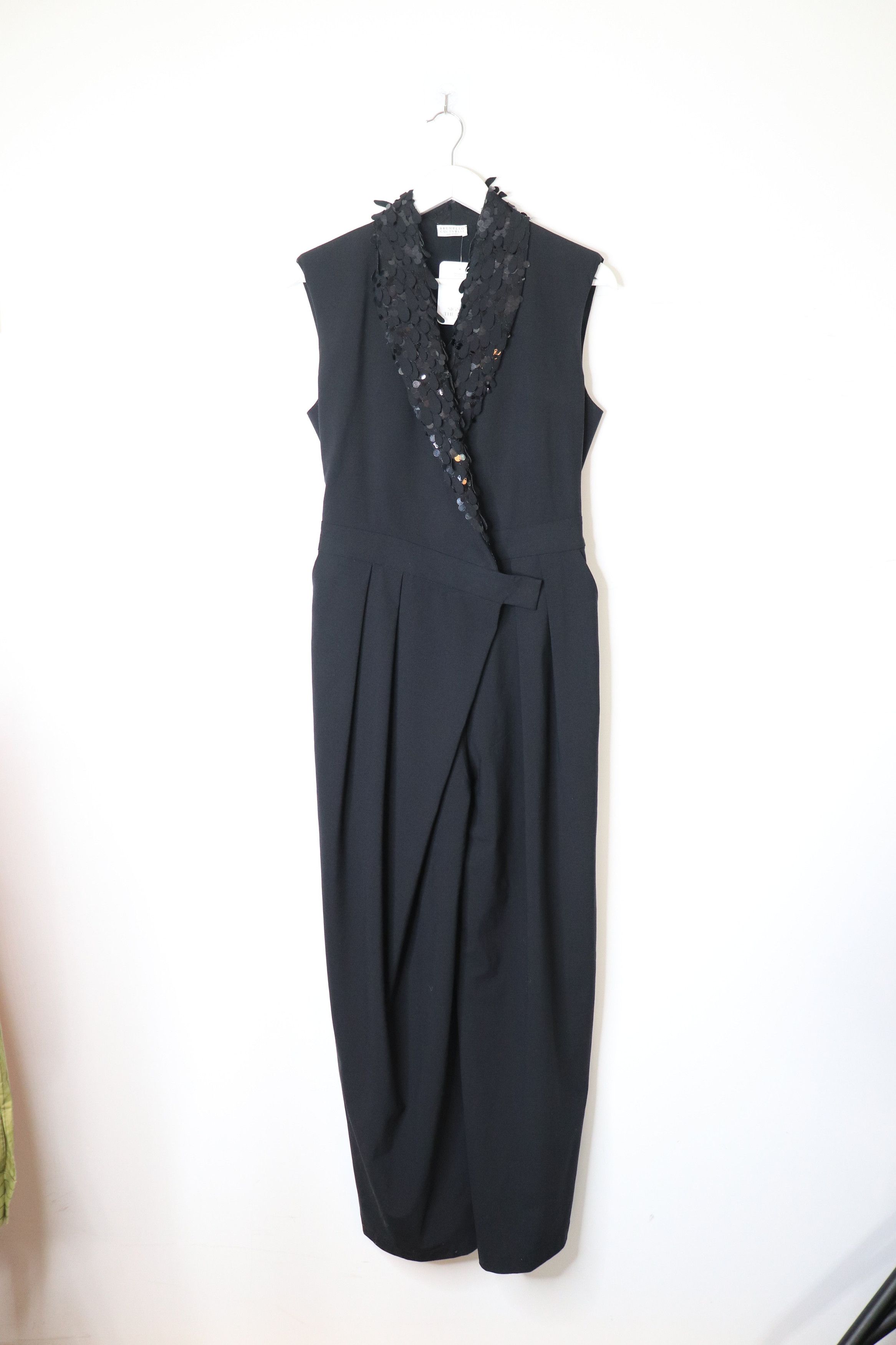 Other Black sequin-embellished sleeveless jumpsuit - M Size 30" / US 8 / IT 44 - 1 Thumbnail