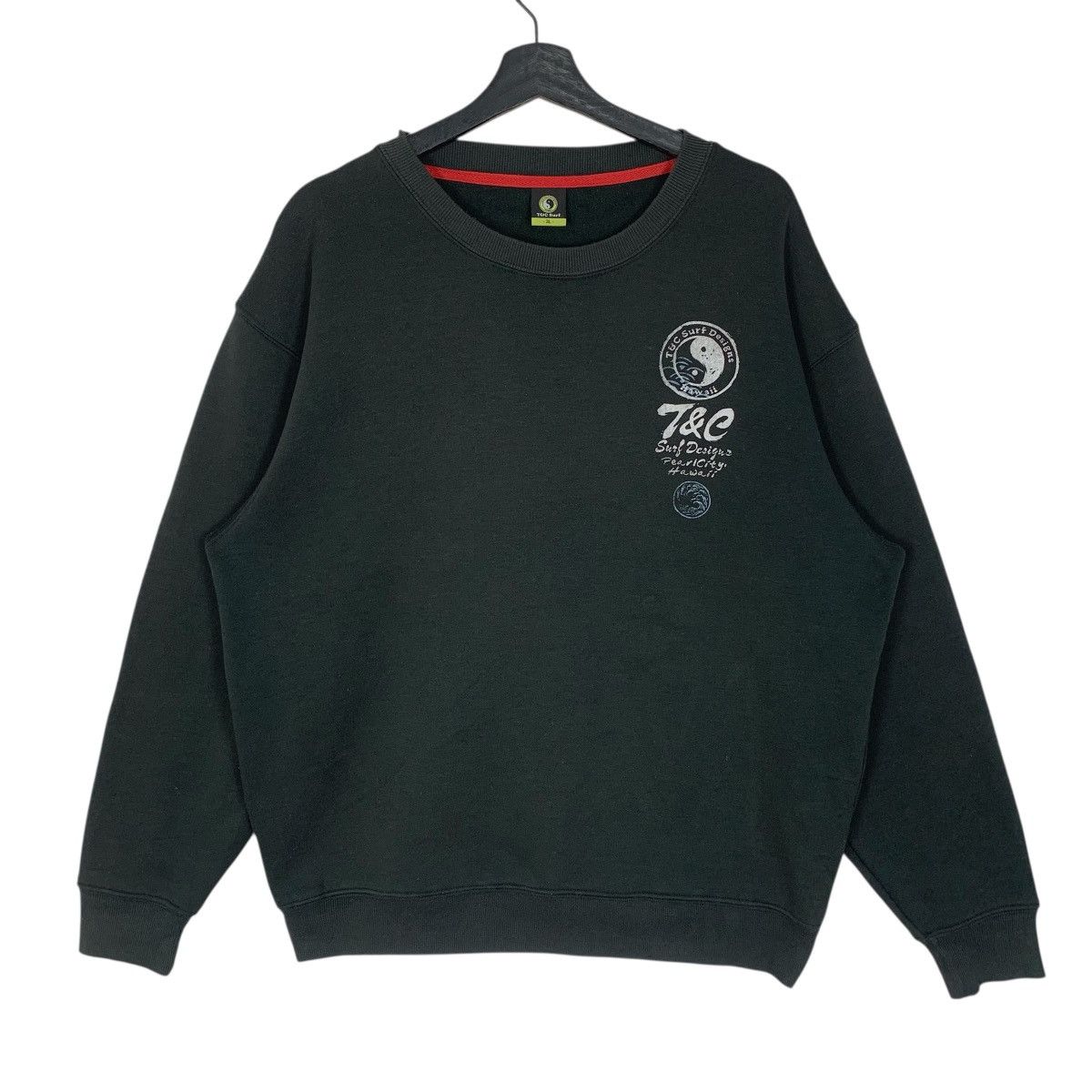 Japanese Brand T&Surf Designs Hawaiian SurfStyle StreetWear Sweatshirt Size US L / EU 52-54 / 3 - 1 Thumbnail