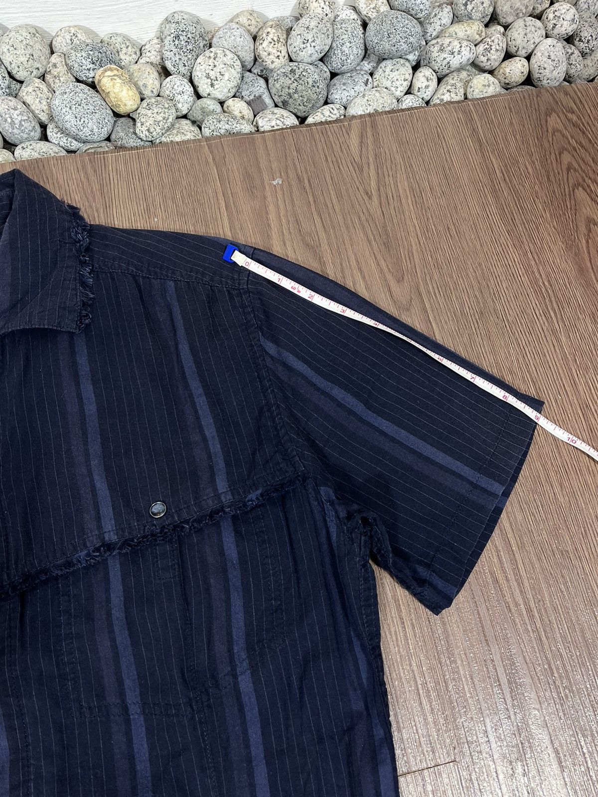 L7 Real Hip L7 Real Hip Curved Striped S/S Button Shirt Size US M / EU 48-50 / 2 - 11 Thumbnail