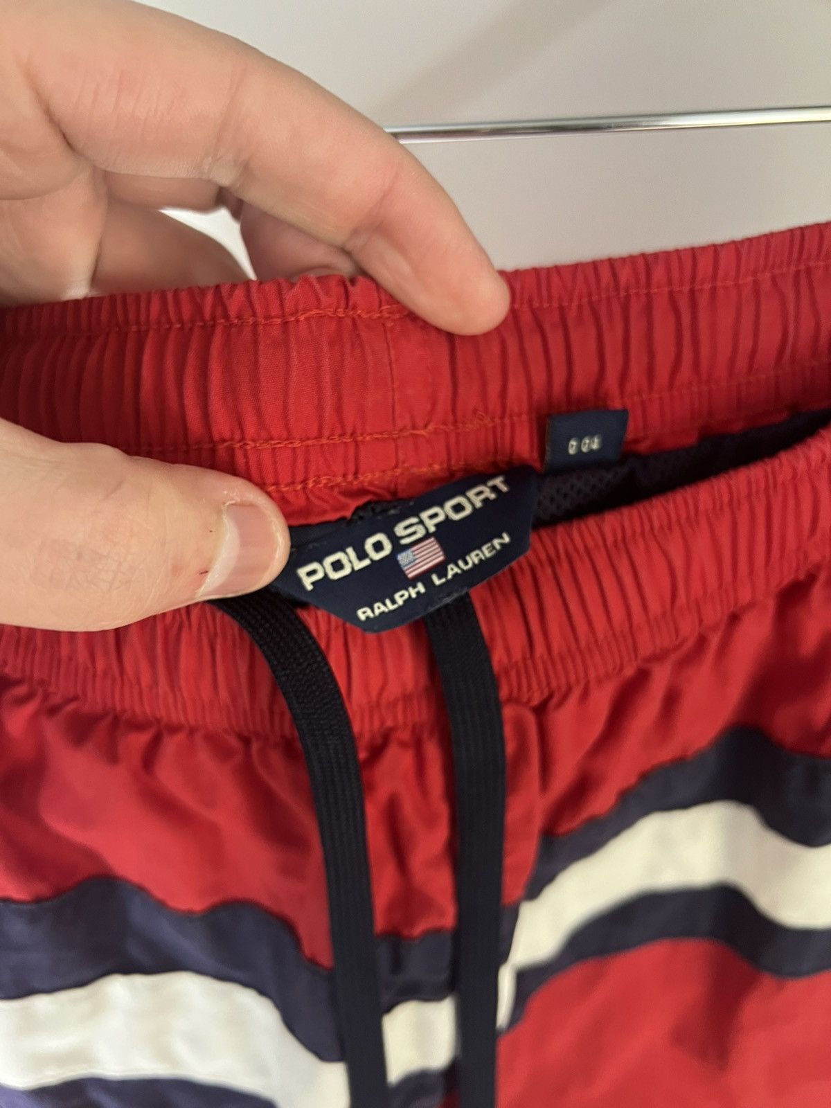 Polo Ralph Lauren × Vintage VERY RARE POLO SPORT RALPH LAUREN NYLON DESIGNER SHORTS 90s Size US 32 / EU 48 - 7 Thumbnail
