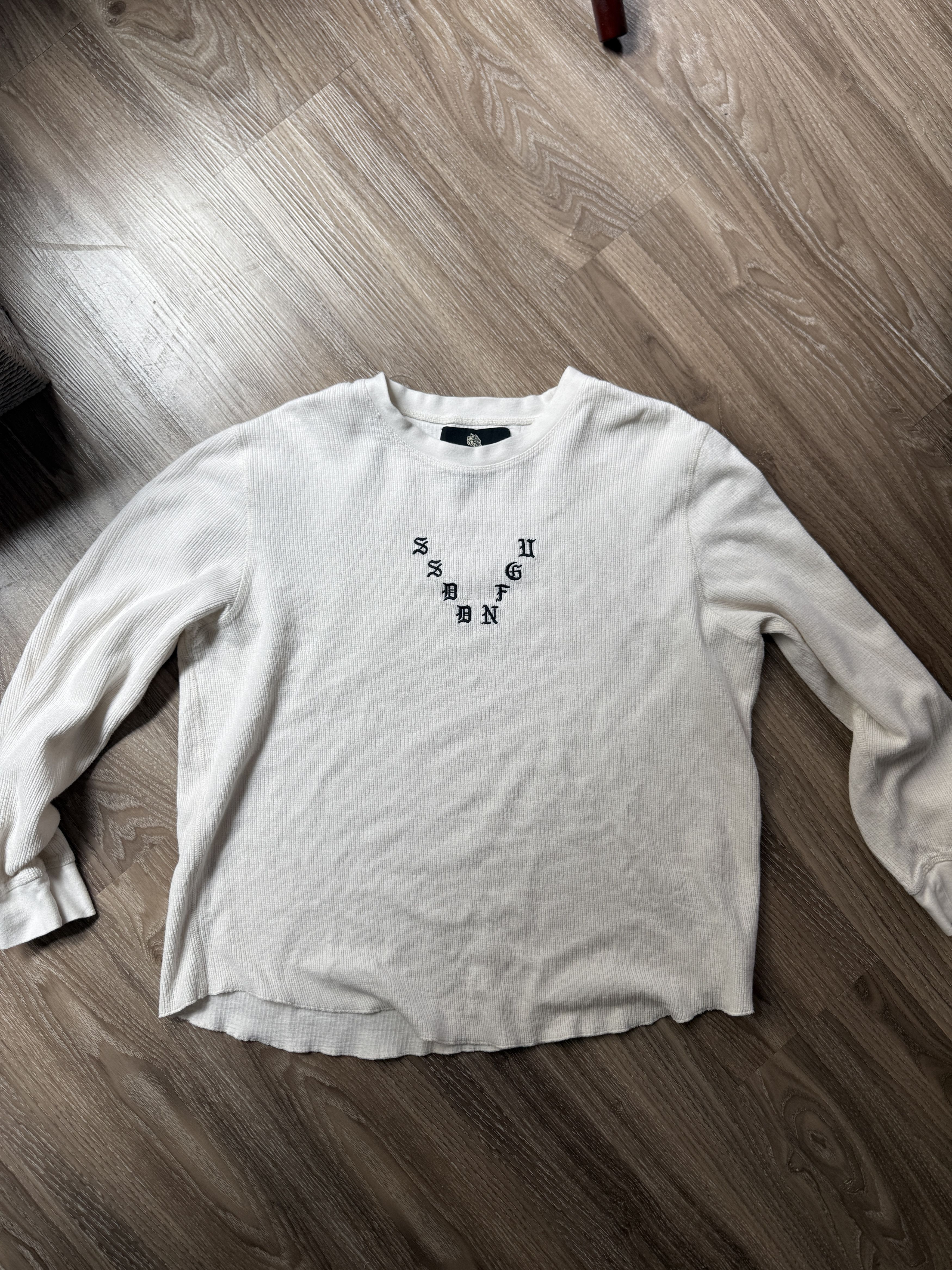 Darc Sport White Waffle Darc Sport Long Sleeve Size US L / EU 52-54 / 3 - 1 Thumbnail