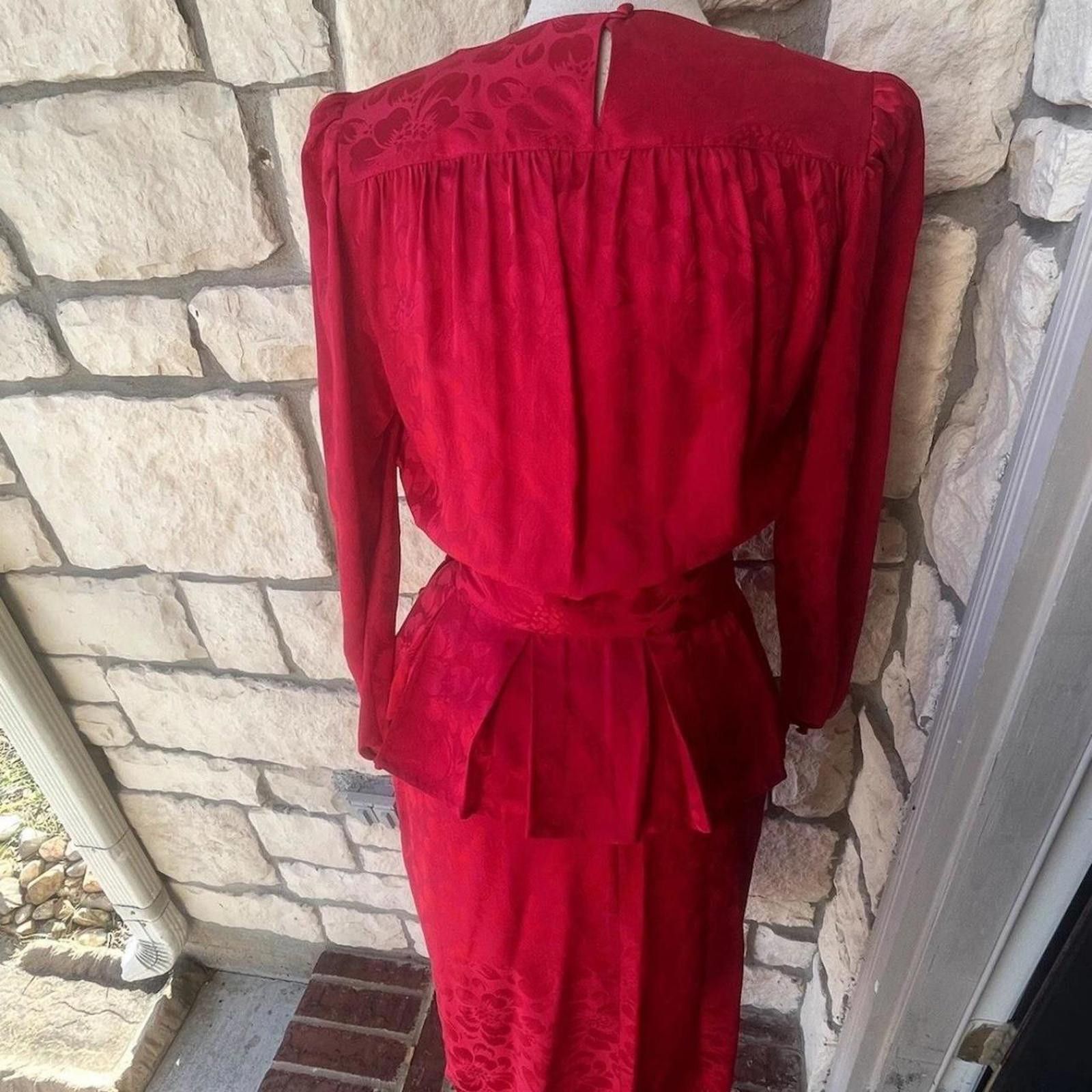 Other Vintage Argenti Petites Size 4P Silk Skirt Suit Jacket Size S / US 4 / IT 40 - 2 Thumbnail