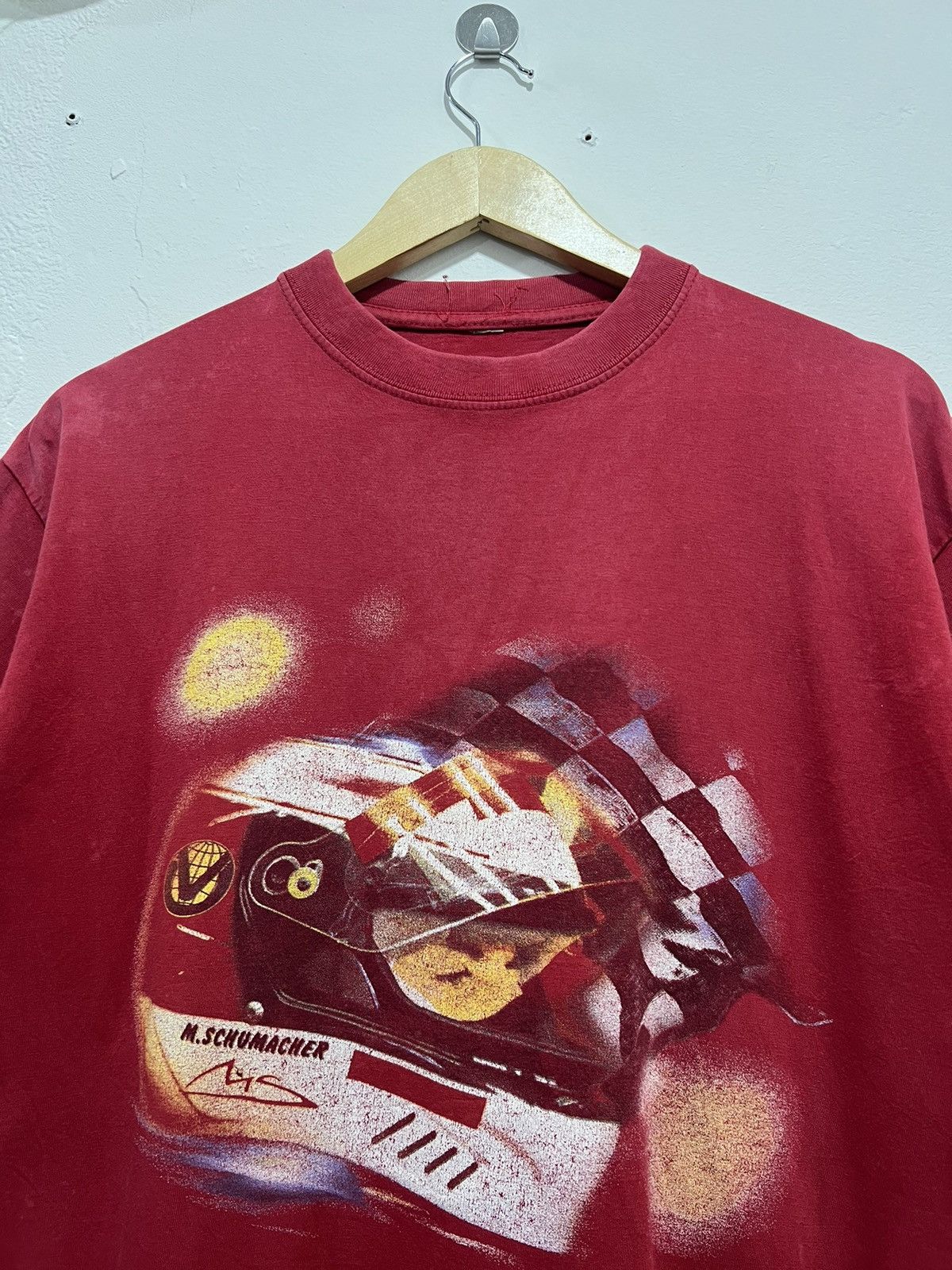 Formula 1 × Vintage Vintage 90’s Michael Schumacher Formula 1 Tshirt Size US L / EU 52-54 / 3 - 2 Thumbnail