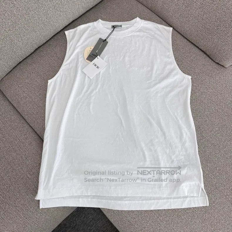 Dior Dior Logo embroidered loose sleeveless vest Size US M / EU 48-50 / 2 - 1 Thumbnail