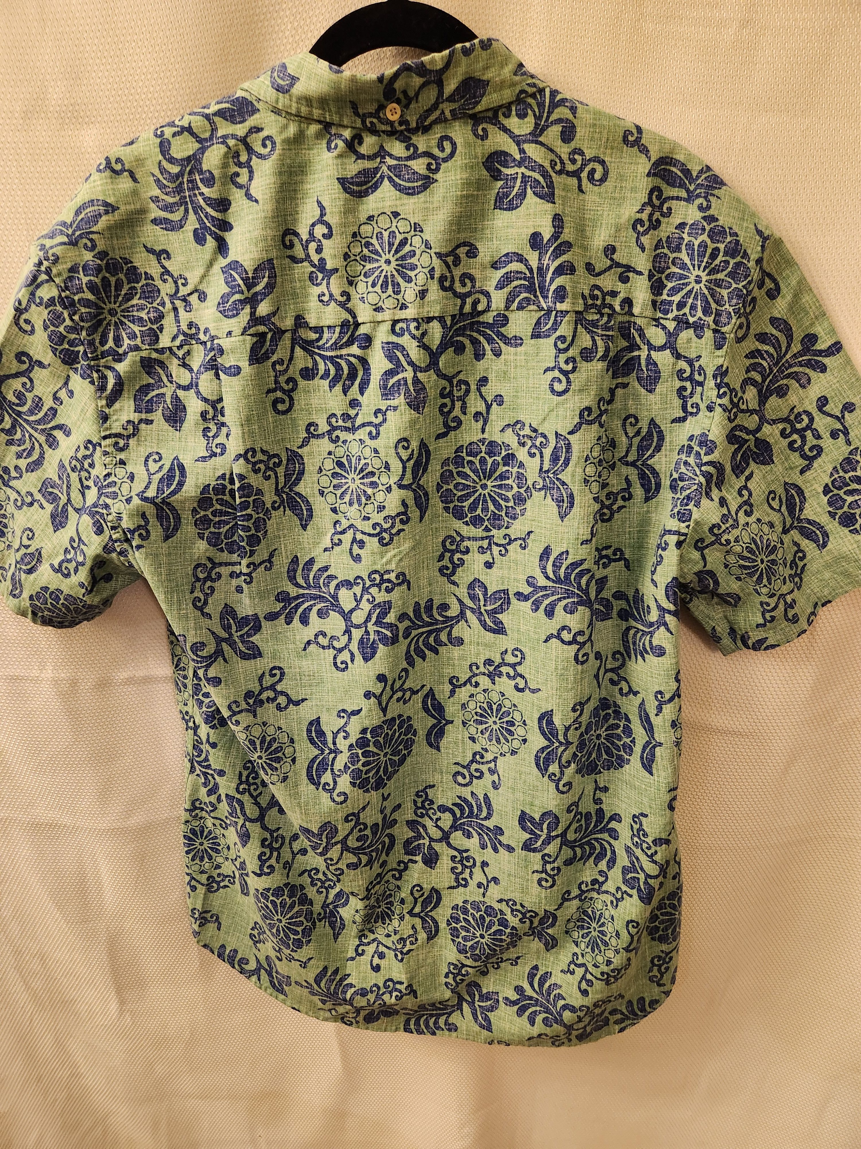 Reyn Spooner Tailored Fit Button Front Tropical Short Sleeve Shirt Size US XL / EU 56 / 4 - 2 Thumbnail
