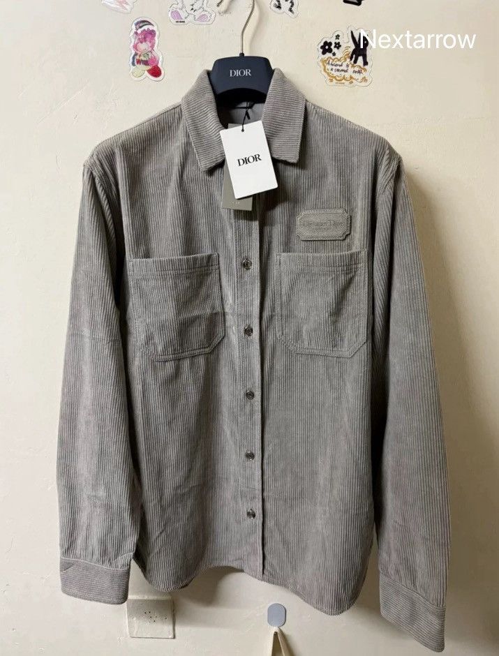 Dior Dior grey corduroy jacket2412-Nextarrow Size US M / EU 48-50 / 2 - 1 Thumbnail