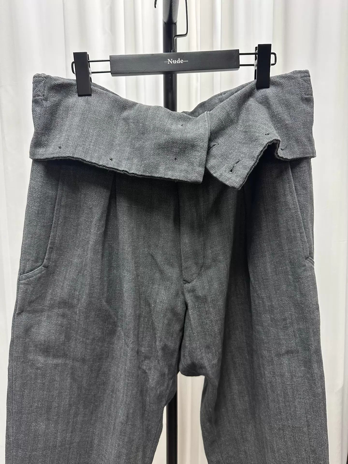 Yohji Yamamoto Yohji Yamamoto 2011AW Striped Trousers Size 2 Size US 32 / EU 48 - 5 Thumbnail