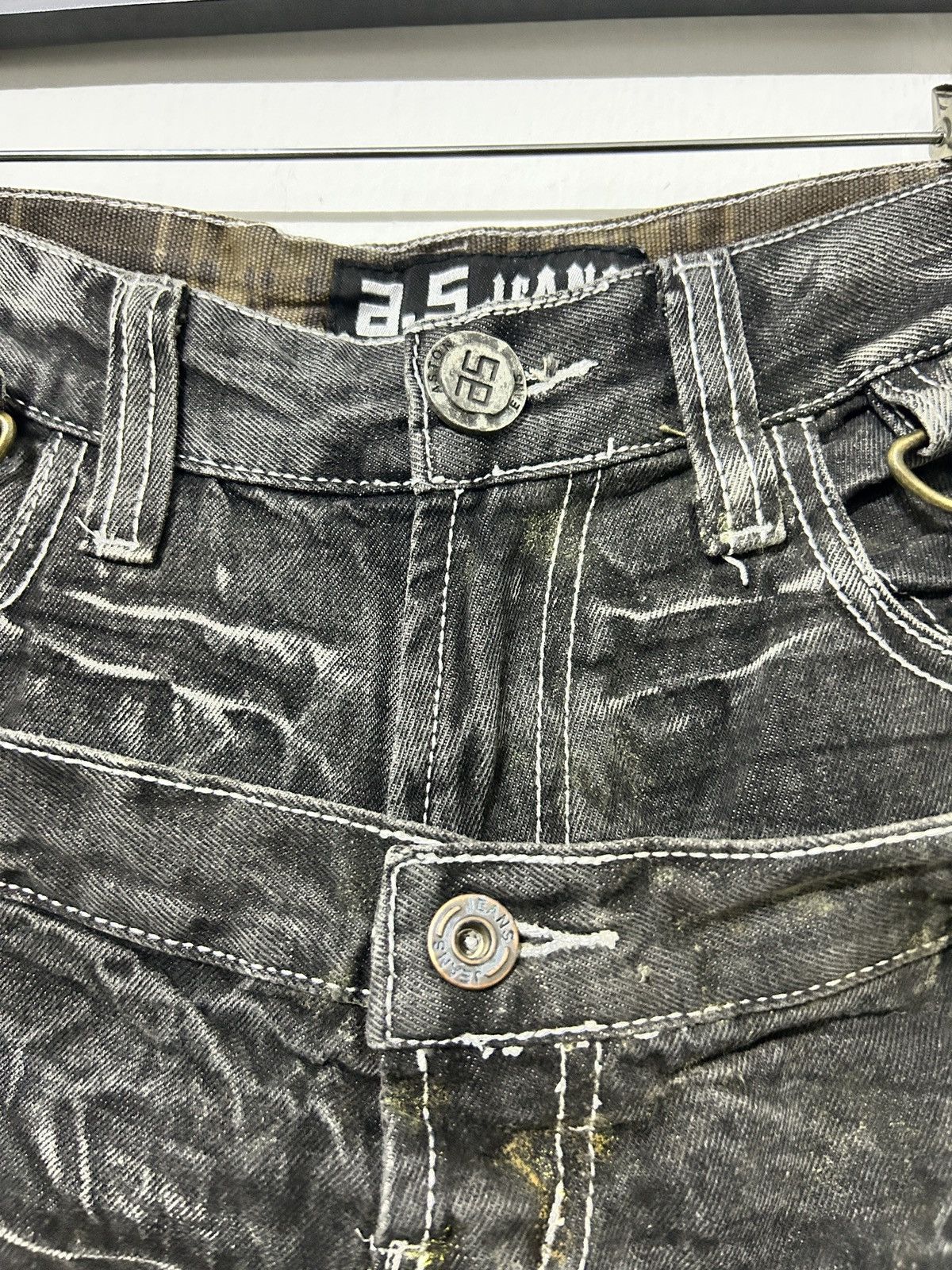 If Six Was Nine × Japanese Brand × Le Grande Bleu (L.G.B.) Vintage Japan Denim Cargo like PPFM Ifsixwasnine punk style Size US 31 - 10 Thumbnail