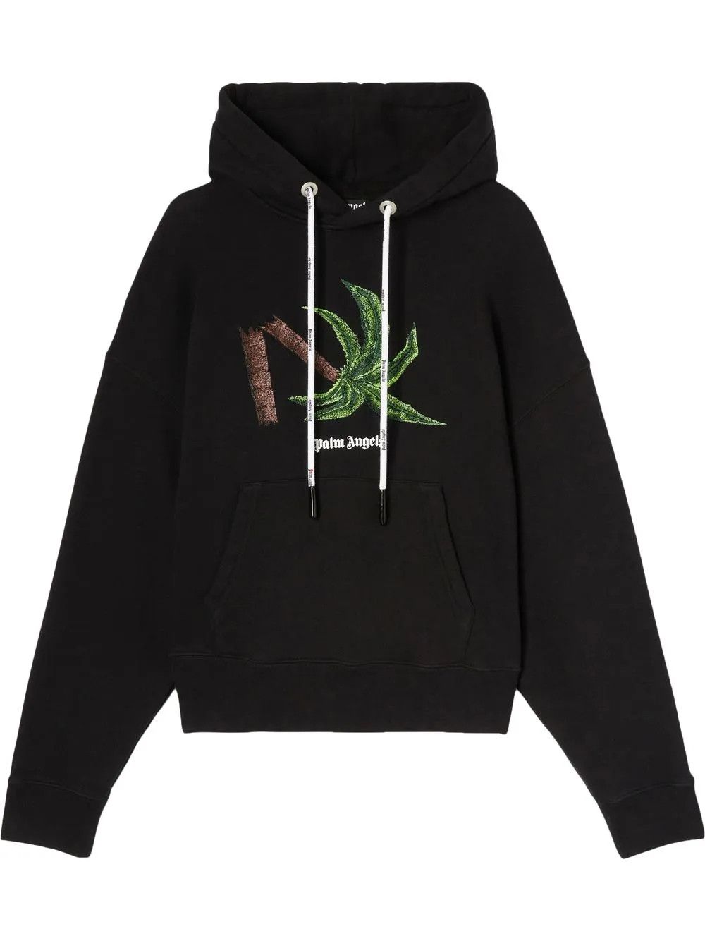 Palm Angels o1y0325 Logo Hoodie in Black Size US XS / EU 42 / 0 - 1 Thumbnail