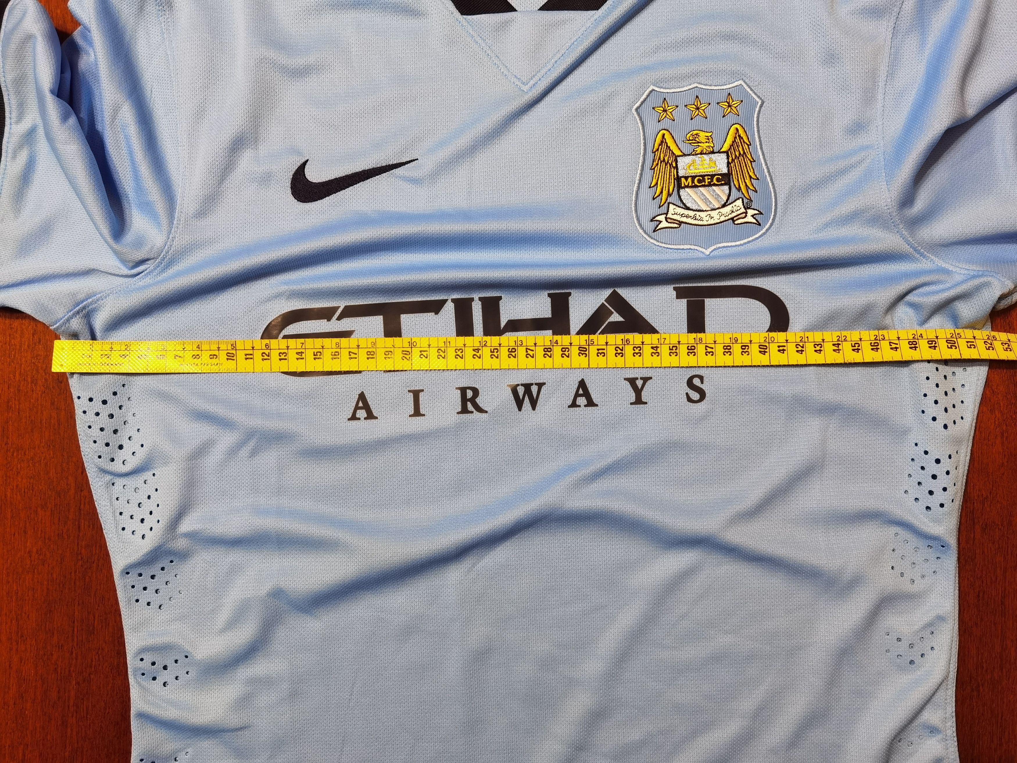 Nike Nike Football Manchester City Authentic Jersey 2014/15 Size US L / EU 52-54 / 3 - 10 Thumbnail