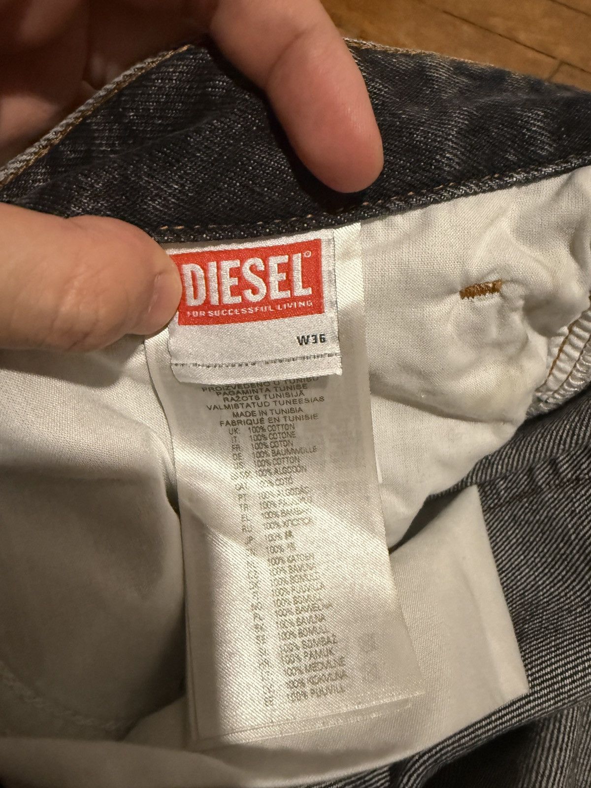 Diesel D-Rise Jeans Size US 36 / EU 52 - 4 Thumbnail