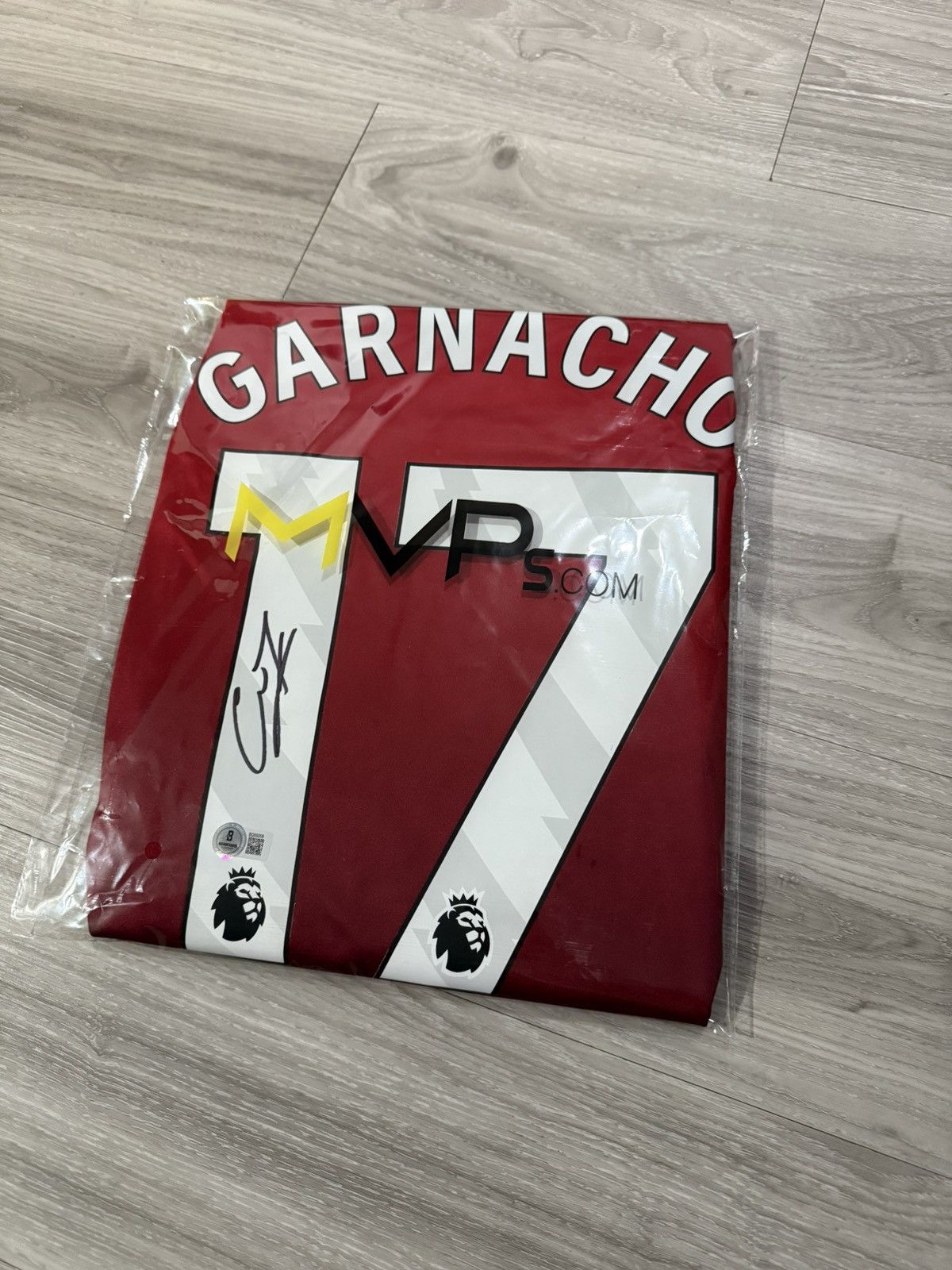 Adidas Manchester United Signed Garnacho #17 Jersey Size US L / EU 52-54 / 3 - 1 Thumbnail