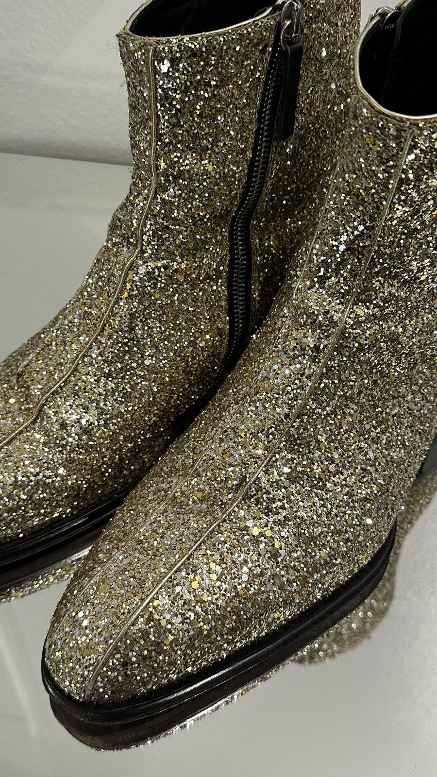 Giuseppe Zanotti Giuseppe Zanotti Glitter Boot sz43 Size US 10 / EU 43 - 2 Thumbnail