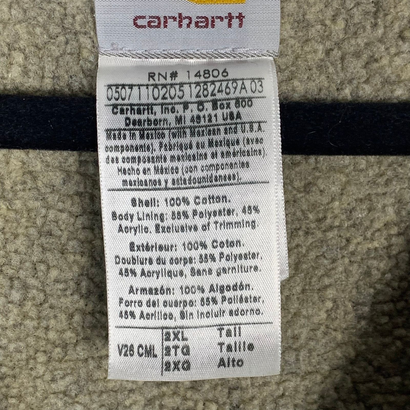 Carhartt Carhartt Sandstone Rugged Vest Men's 2XT Tan Sherpa Lined Size US XXL / EU 58 / 5 - 2 Thumbnail