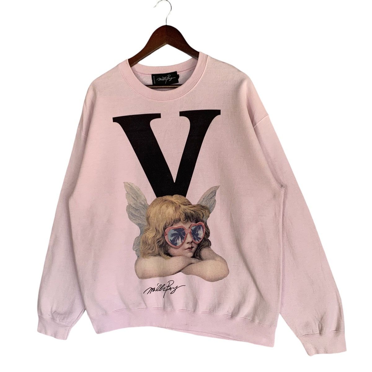 Japanese Brand Vintage Milk Boy Valentine’s Day Sucks Sweatshirt Size L Size US L / EU 52-54 / 3 - 7 Thumbnail
