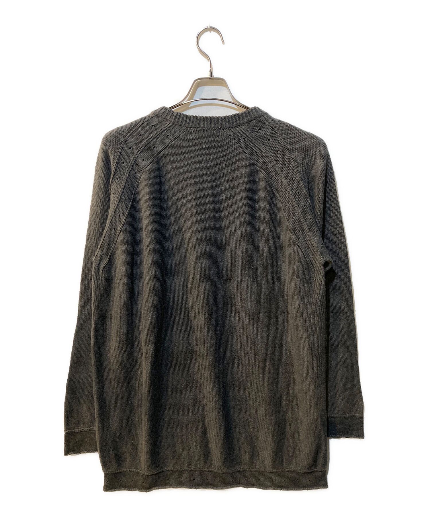 Yohji Yamamoto Yohji Yamamoto pour homme HZ-K48-980 Linen Long Knit Size US XL / EU 56 / 4 - 2 Thumbnail