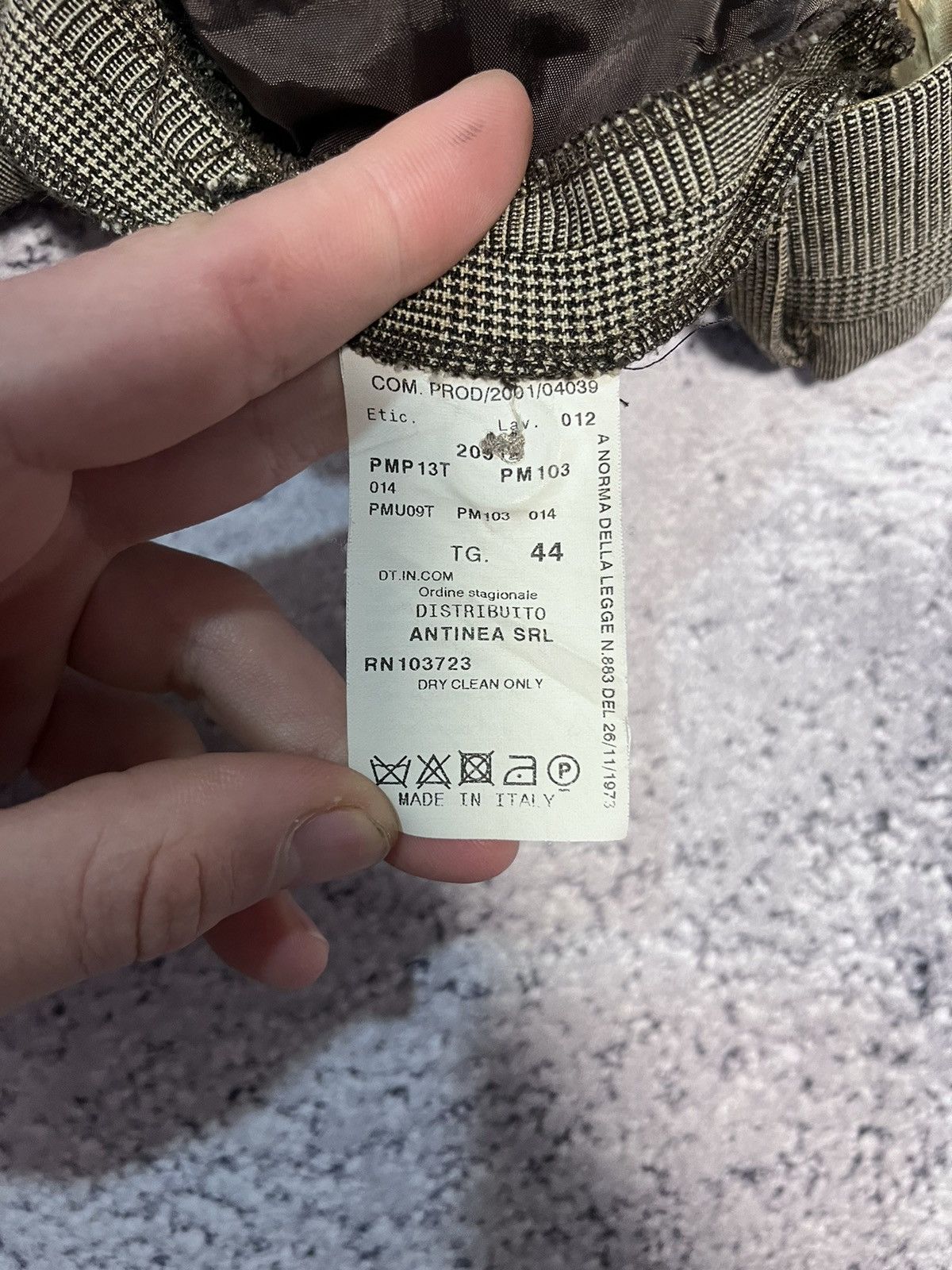 Armani Collezioni Armani Collezioni Women Pants Wool Viscosa Made In Italy Size 30" / US 8 / IT 44 - 6 Thumbnail