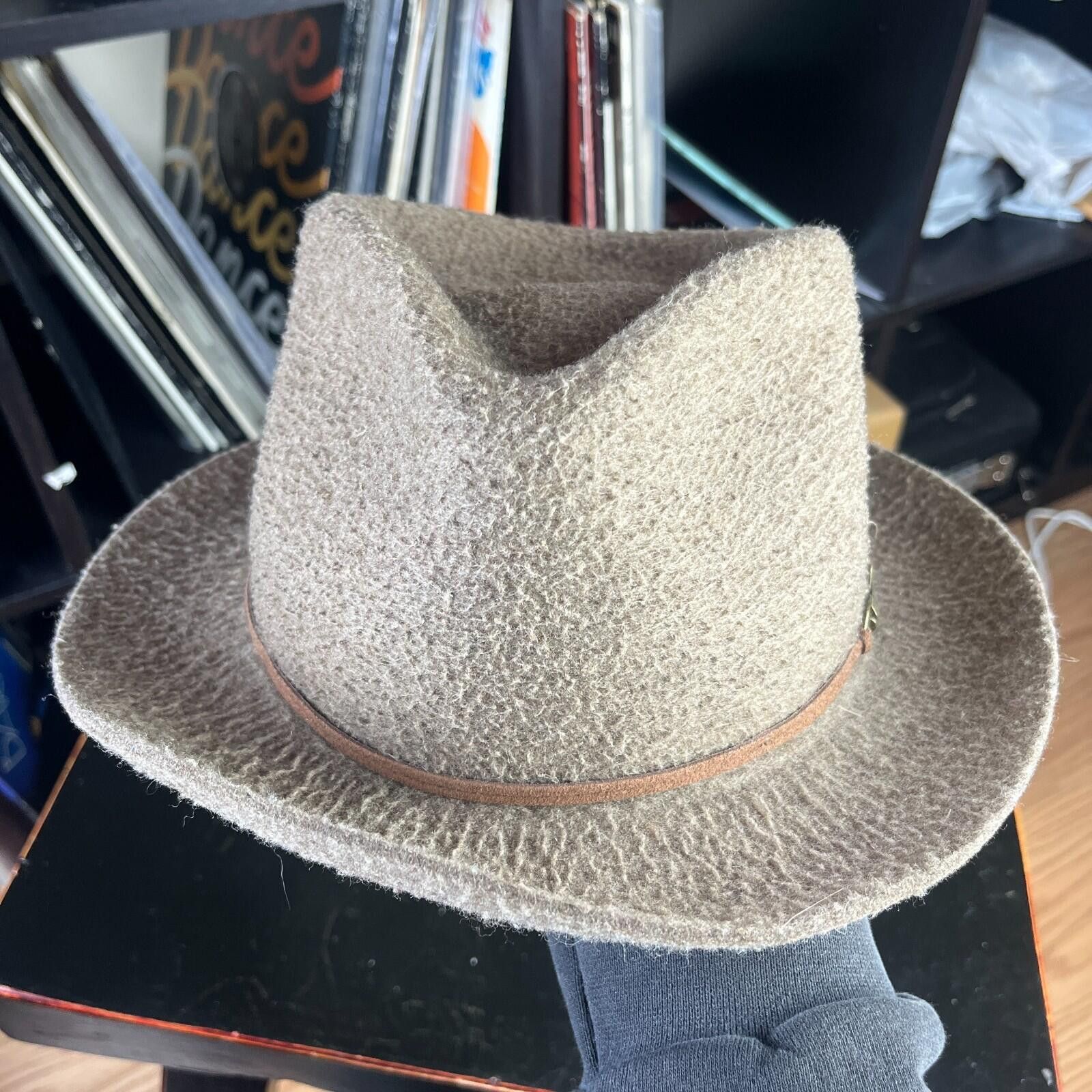 Kangol Vintage Kangol Fedora Hat Medium Wool Snap Carter Size ONE SIZE - 3 Thumbnail