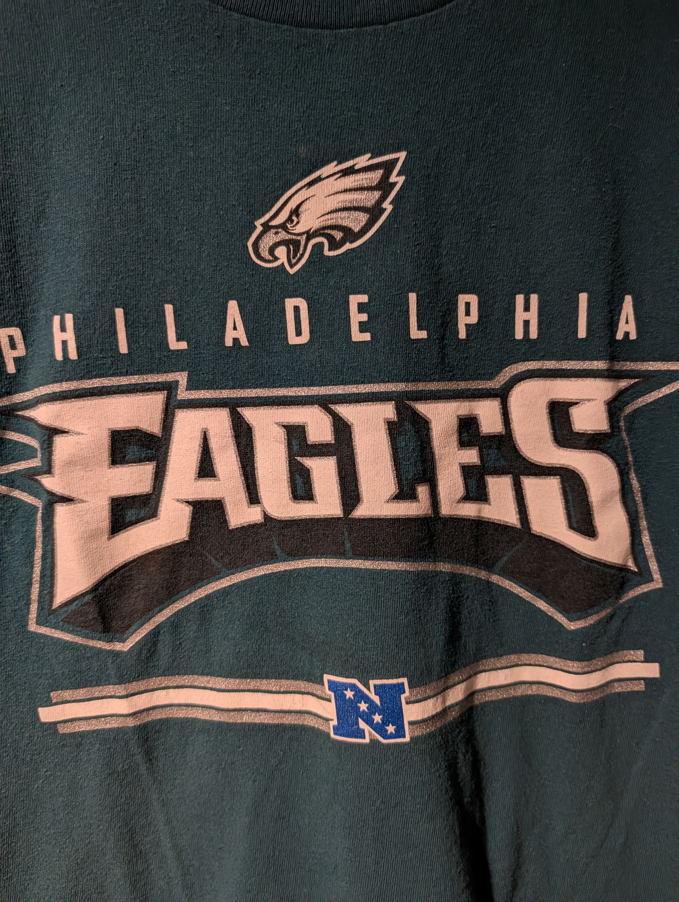 NFL Philadelphia Eagles NFL Team Apparel Spell Out T-Shirt Size US XL / EU 56 / 4 - 2 Thumbnail