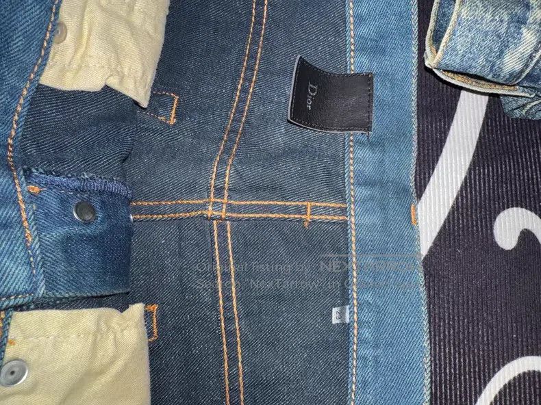 Dior Dior Heavyweight Distressed Patch Straight Leg Denim Jeans Size US 29 - 7 Thumbnail