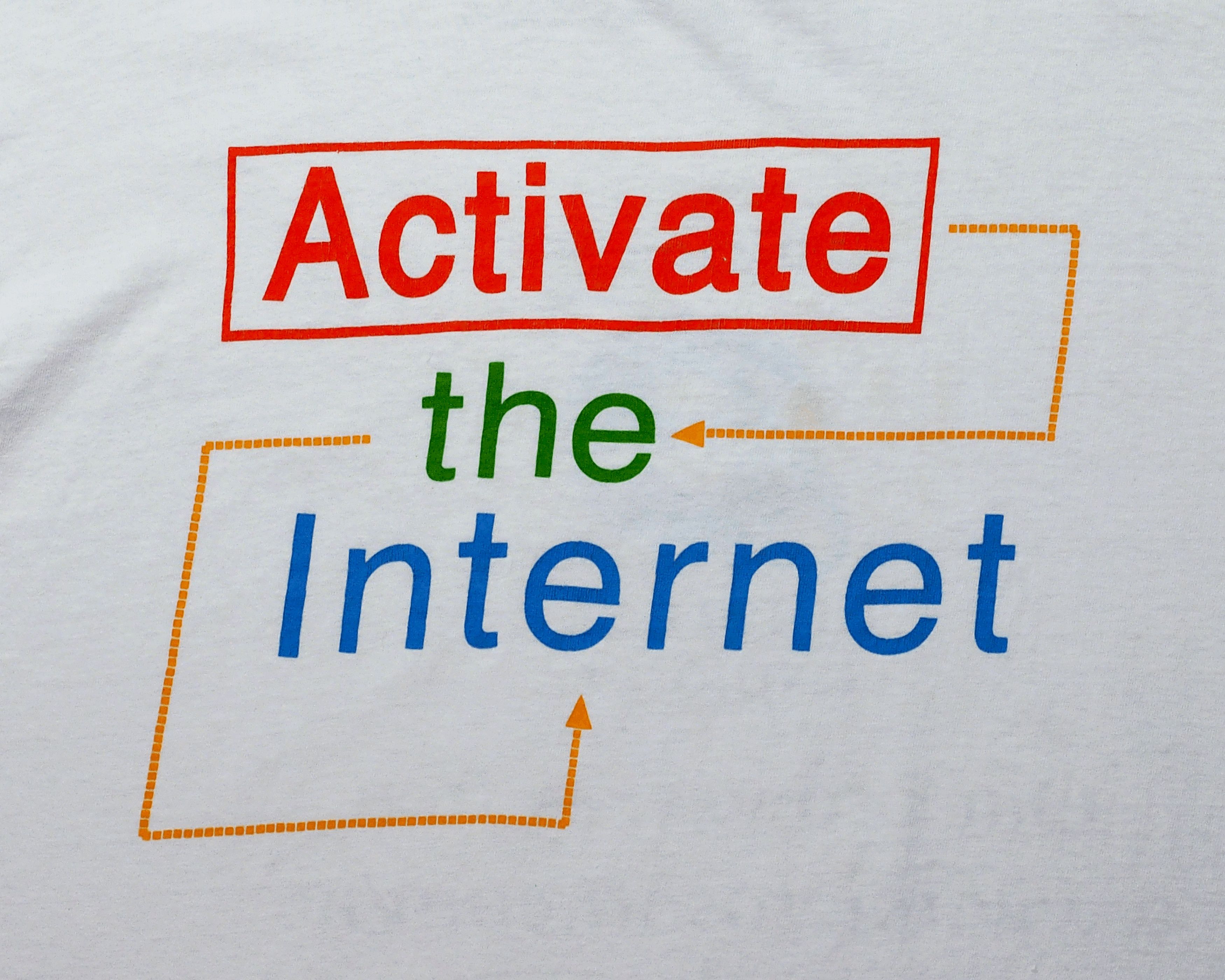 Vintage Vintage 1990s Internet Explorer Activate Internet Shirt L Size US L / EU 52-54 / 3 - 3 Thumbnail