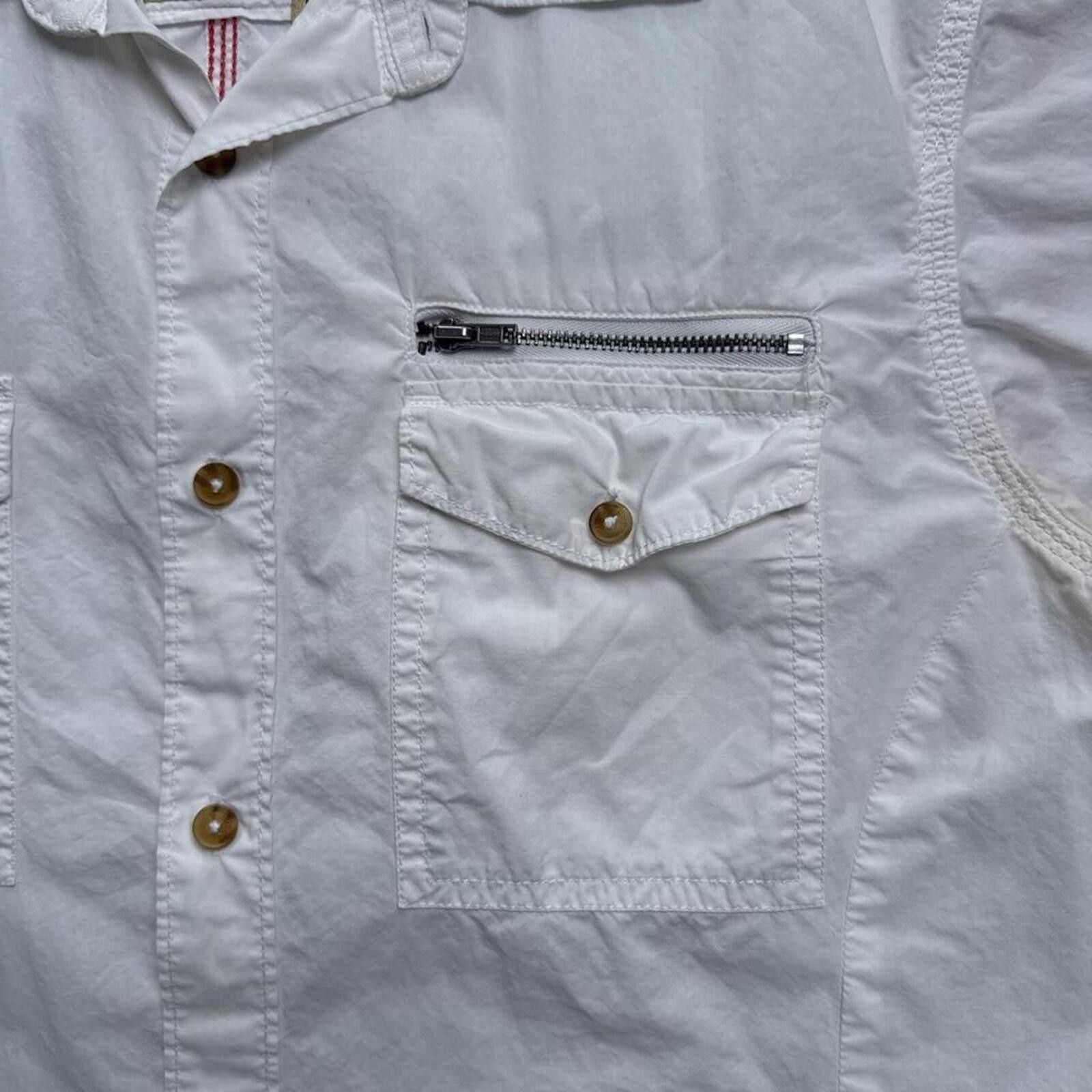 Guess Y2K Guess 00s Grunge Button Up White shirt Size US M / EU 48-50 / 2 - 7 Thumbnail