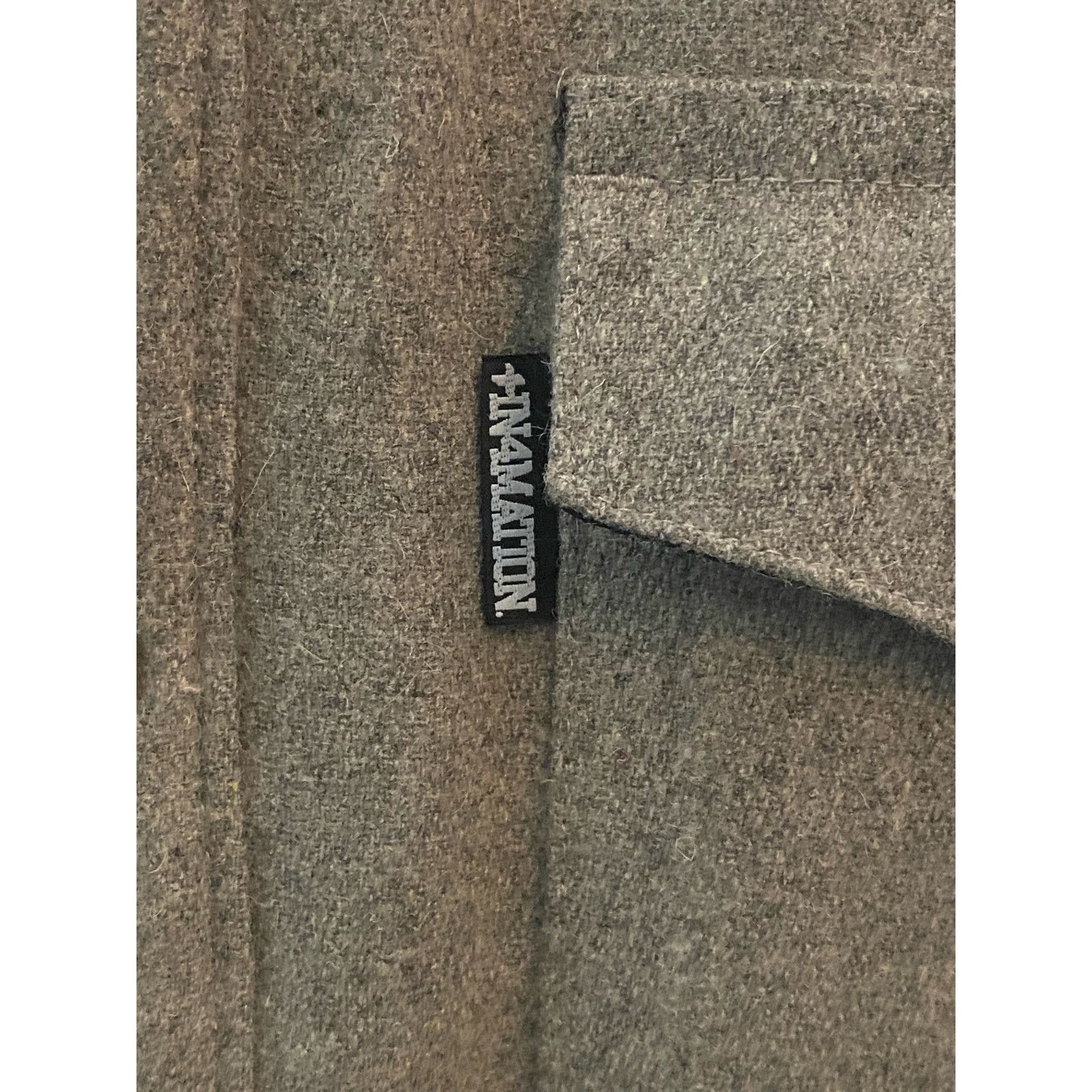 IN4MATION vtg IN4MATION Wool Shirt Jacket m large Size US L / EU 52-54 / 3 - 3 Thumbnail