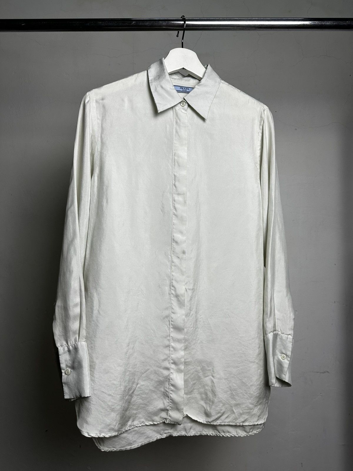 Prada Prada Silk Button Shirt Size US M / EU 48-50 / 2 - 4 Thumbnail