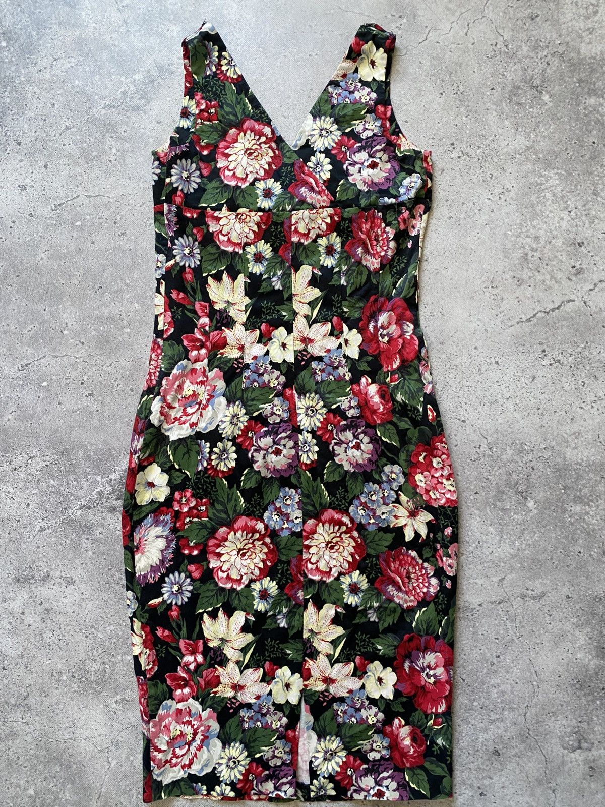 Dolce & Gabbana Vintage Dolce & Gabbana Floral Dress Authentic Y2K Luxury Size M / US 6-8 / IT 42-44 - 17 Thumbnail