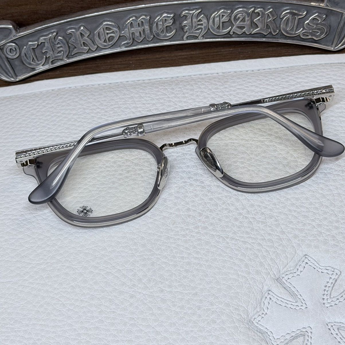 Chrome Hearts Chrome Hearts STRAPADICTOME Glasses Size ONE SIZE - 2 Thumbnail