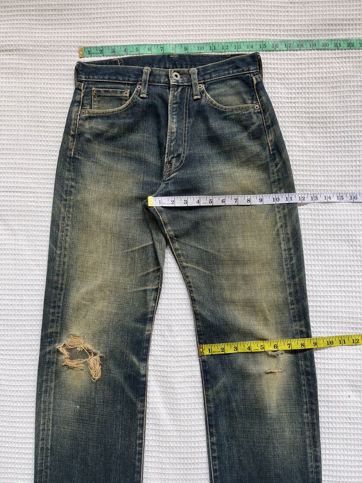Japanese Brand Rare🔥Vintage BOBSON Distressed Denim Jeans Size US 29 - 15 Thumbnail