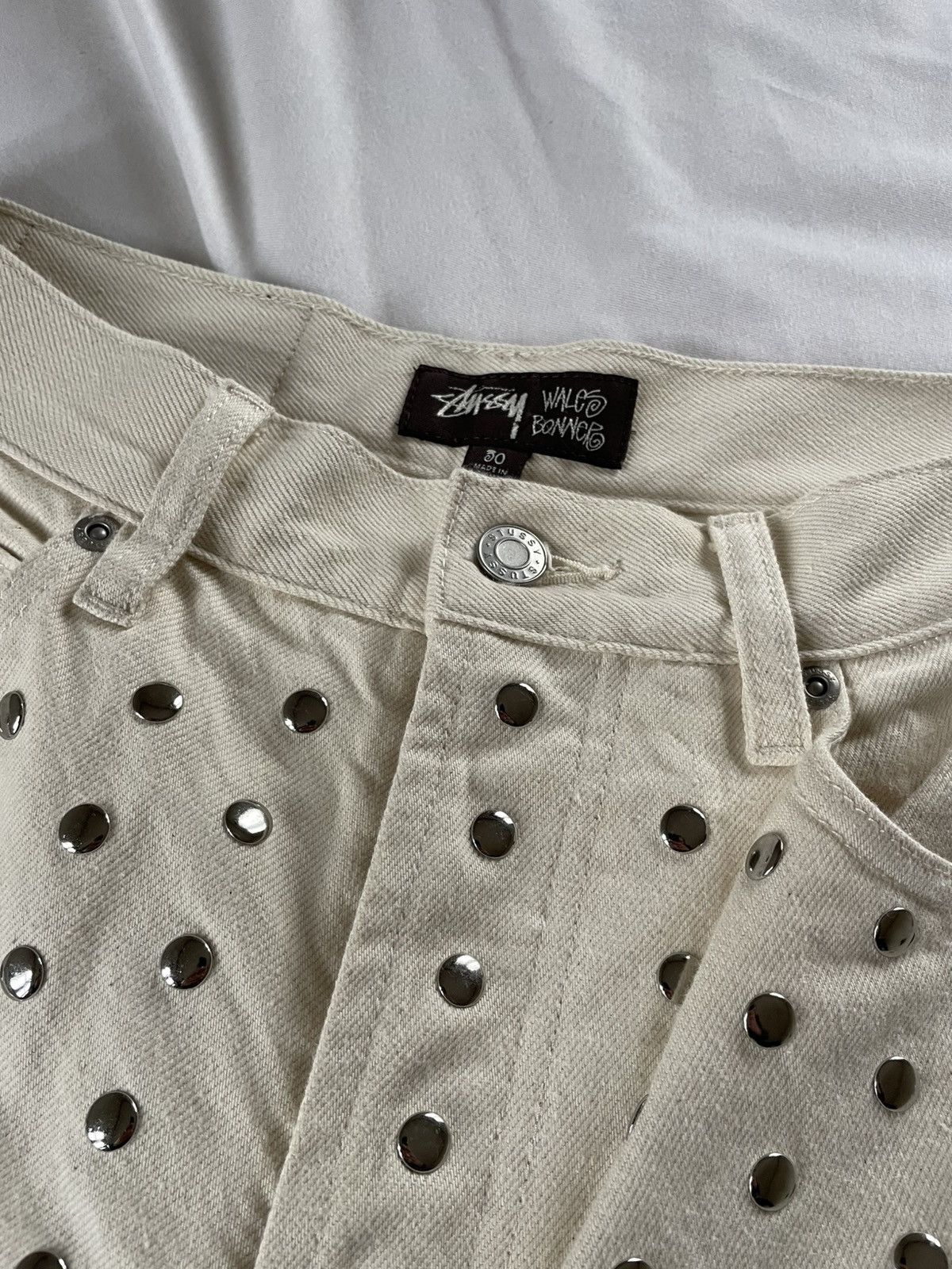 Stussy × Wales Bonner Stussy x Wales Bonner Studded Shorts - FW25 Size US 30 / EU 46 - 6 Thumbnail