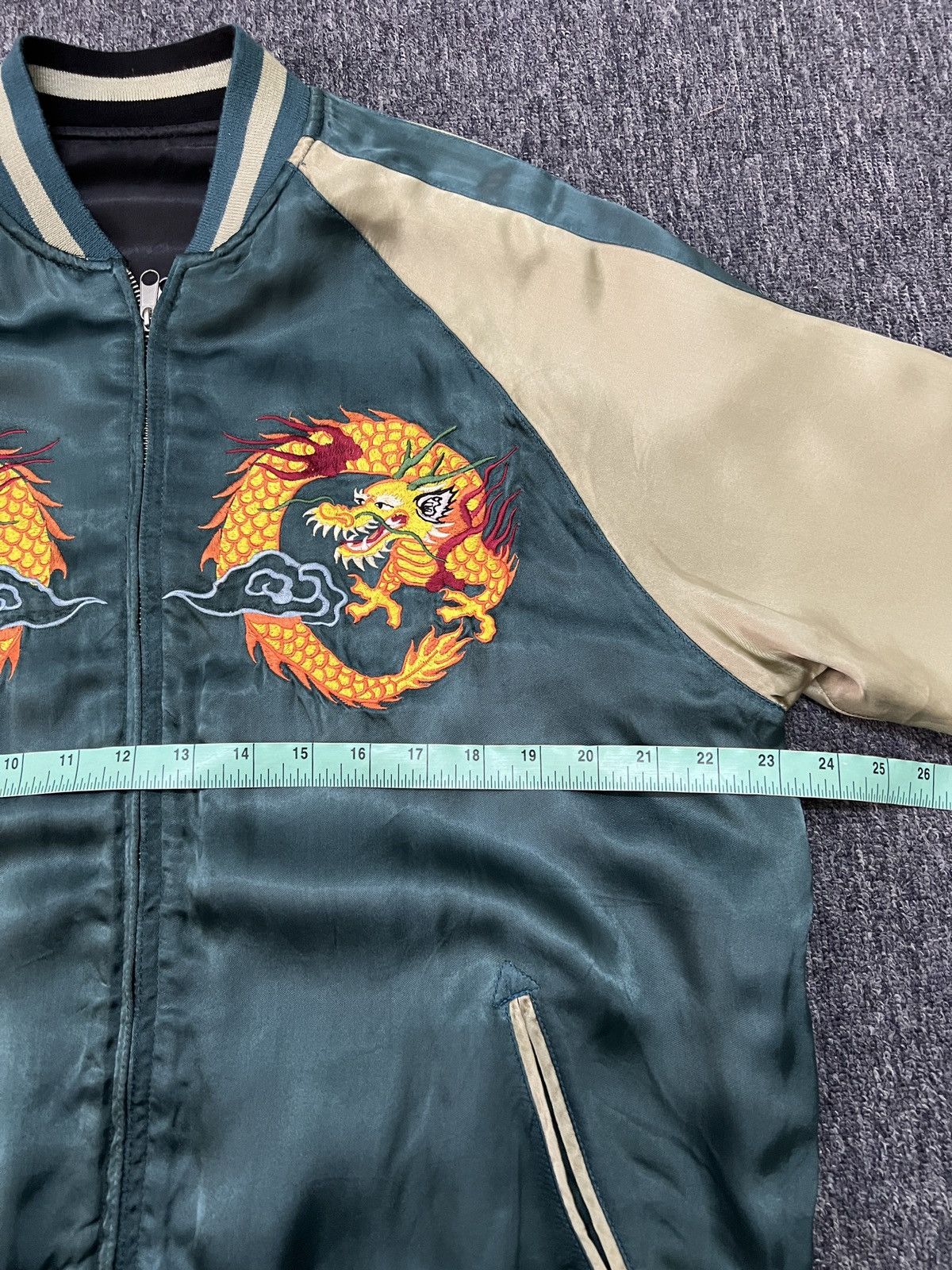 Vintage 🔥Vintage Sukajan Souvenir Rayon Reversible Jacket Size US L / EU 52-54 / 3 - 14 Thumbnail