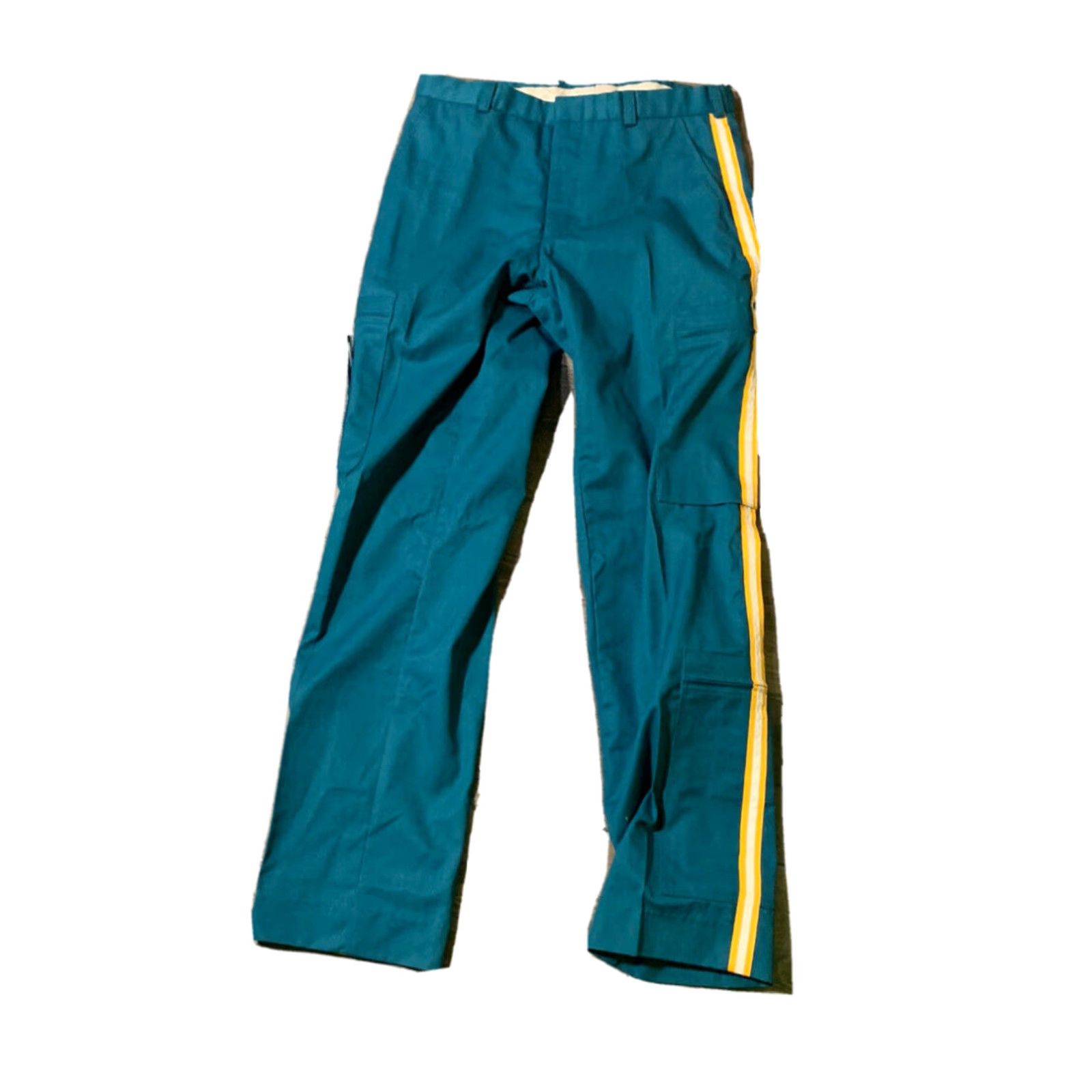 GIBSON & BARNES Mens Straight Leg Cargo Utility Pants Size 34 X 34 Terquose