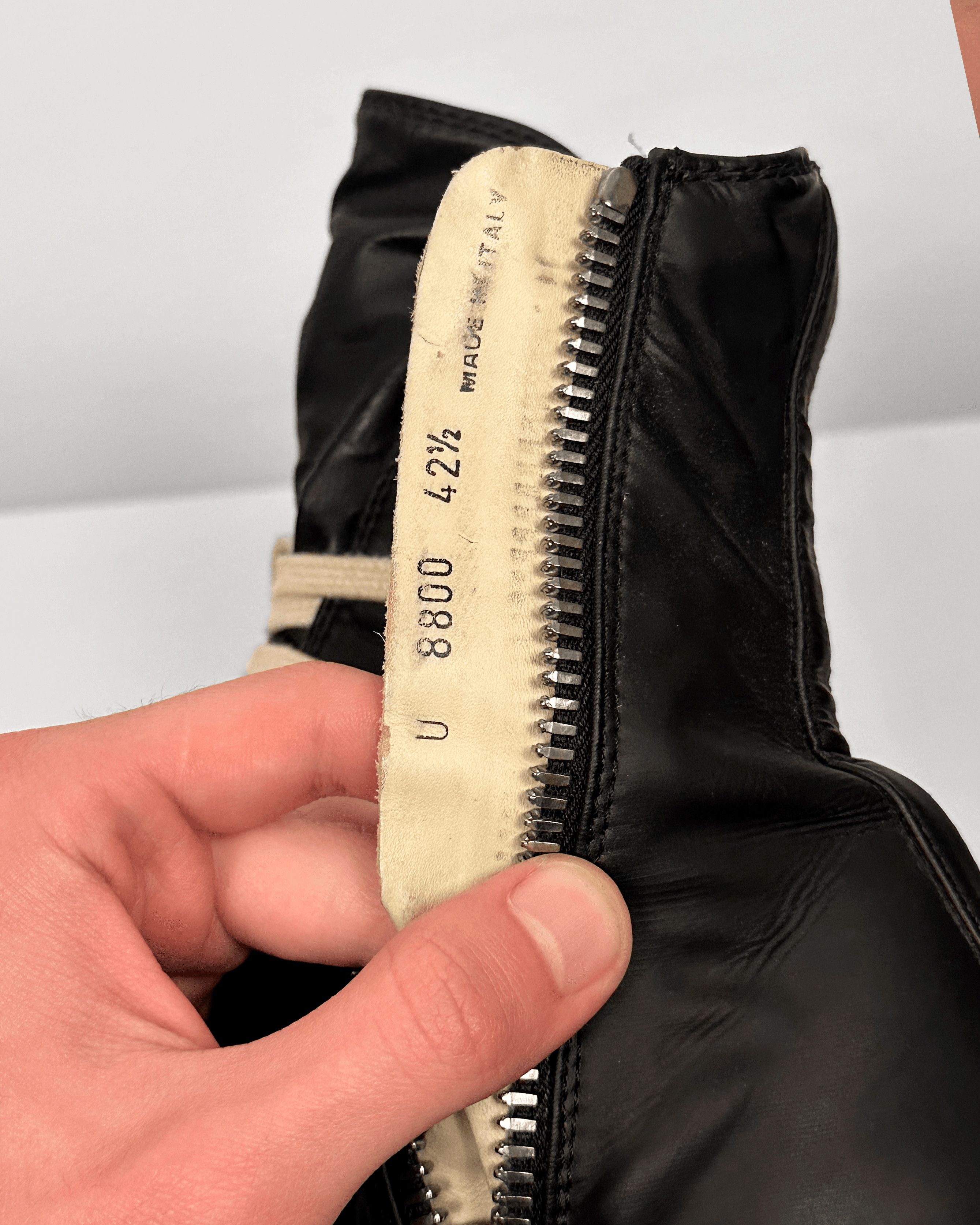 Rick Owens Rick Owens Drkshdw Vegan Leather Ramones Size US 10 / EU 43 - 8 Thumbnail