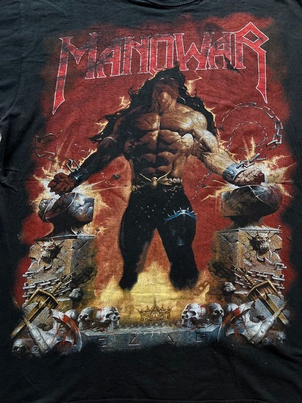 Vintage Manowar Agony And Ecstasy World Tour 1994 - 1995 Sz XL Rare Size US XL / EU 56 / 4 - 3 Thumbnail