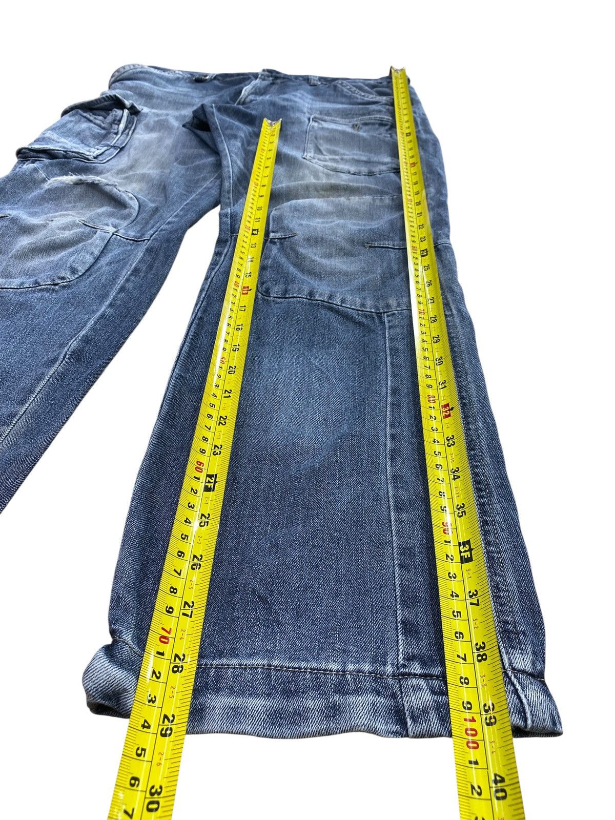 Japanese Brand Japanese Brand Faded Blue Wash Style Jeans Size US 34 / EU 50 - 10 Thumbnail