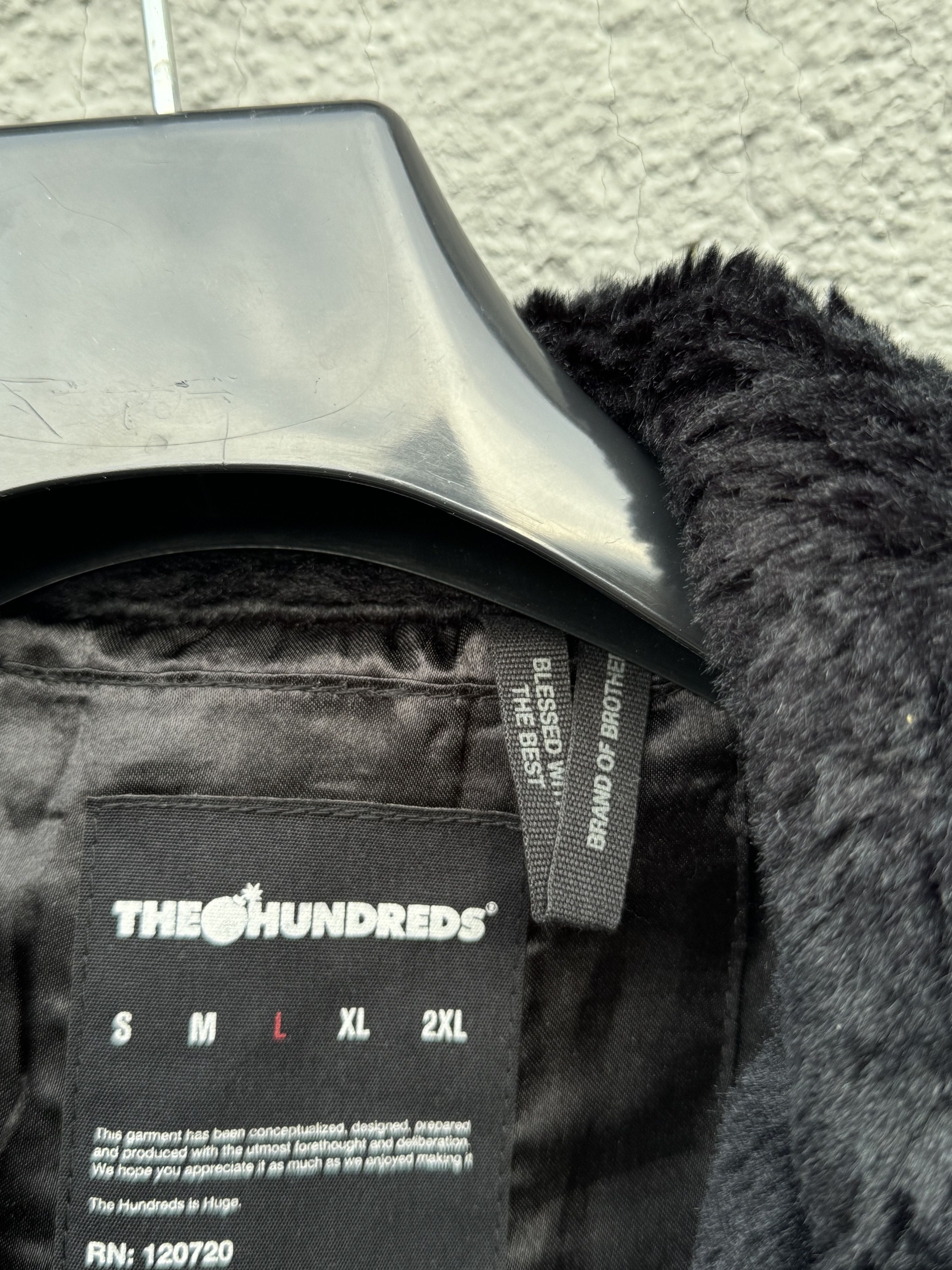 Japanese Brand The Hundreds Black Fur Jacket Size L Size US L / EU 52-54 / 3 - 8 Thumbnail