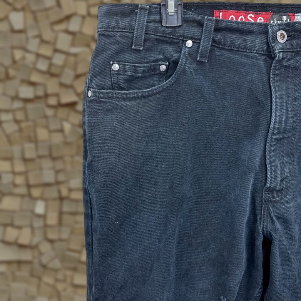 Levi's VINTAGE Levi's Silvertab Men's Jeans Wide-Leg 36x34 Black 90s Grunge Hip Hop Retro United States Mens Jeans Size US 36 / EU 52 - 1 Thumbnail