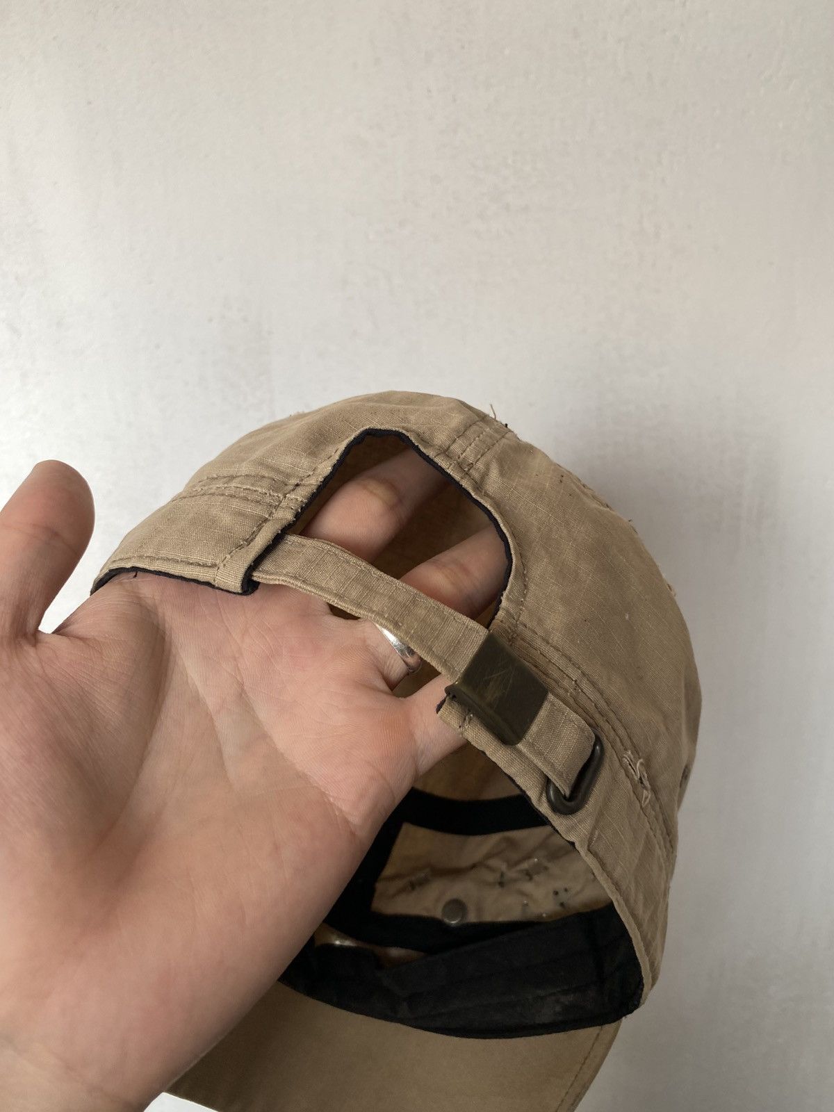 If Six Was Nine × Japanese Brand × Le Grande Bleu (L.G.B.) Cadet Distressed Studded Skull Punk Hat Size ONE SIZE - 7 Thumbnail