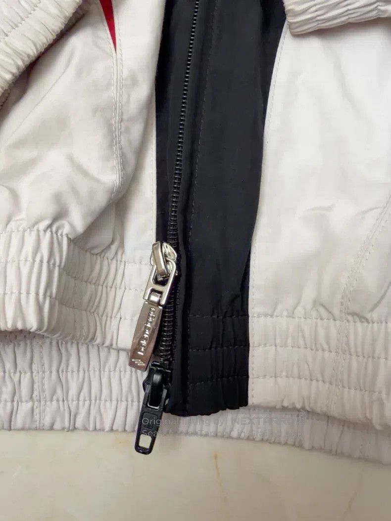 Balenciaga Balenciaga Black and White Red Color Blocked Hooded Jacket Size US S / EU 44-46 / 1 - 3 Thumbnail